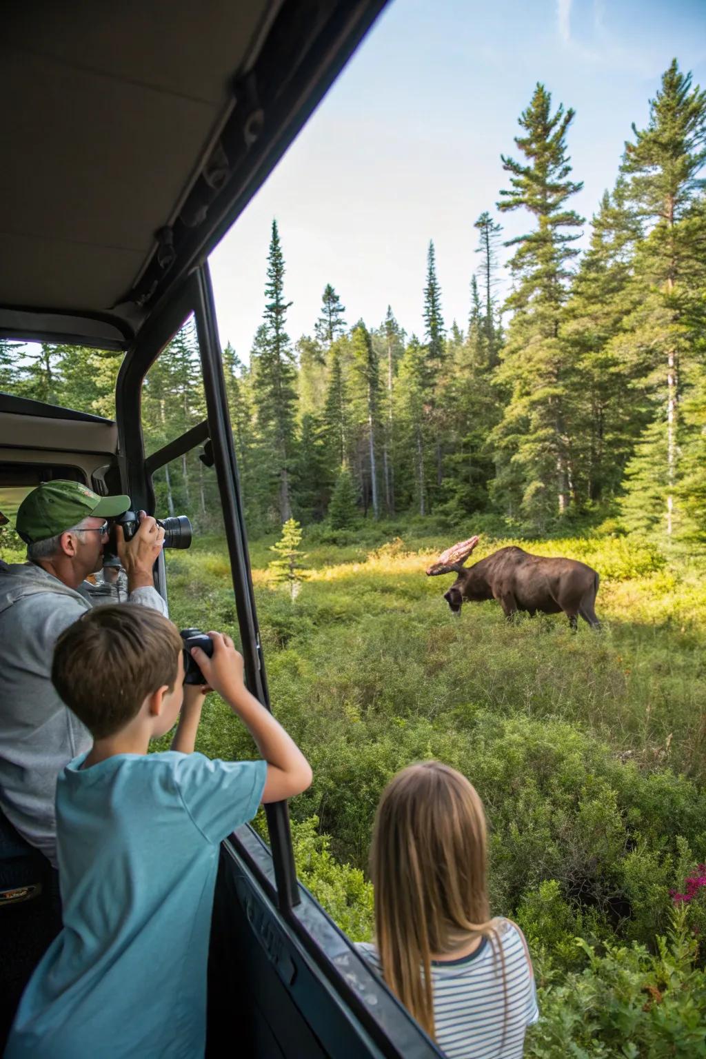 An exciting wildlife observation experience in Maine.