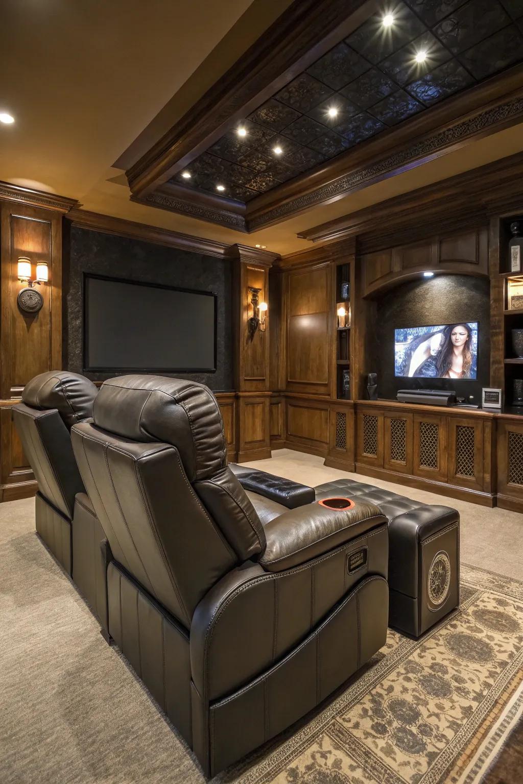 Immerse yourself through a relaxation chair featuring integrated speakers.