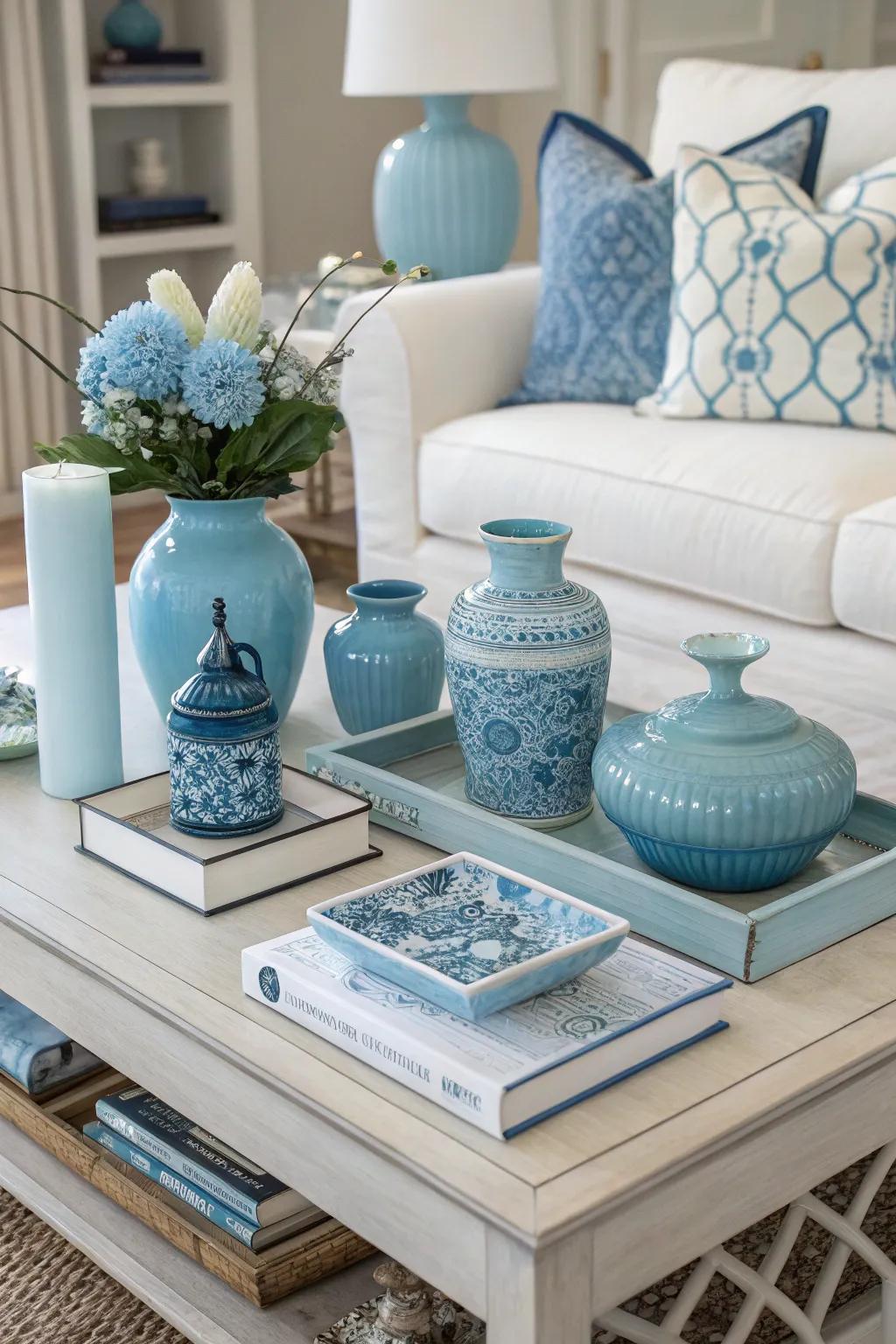 A monochromatic plan creates a striking yet strong look.