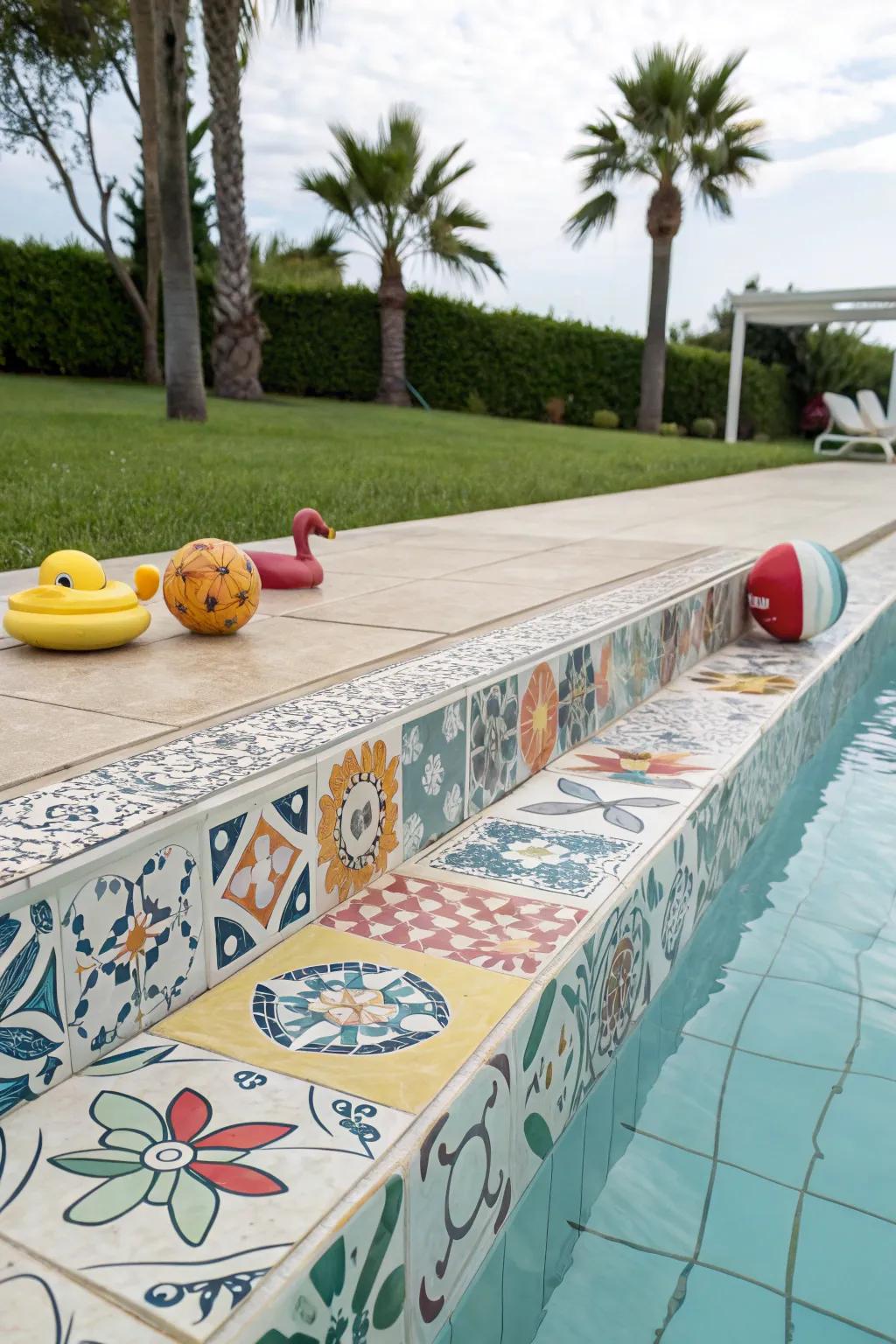 Playful designs inject joy and whimsy into your pool area.