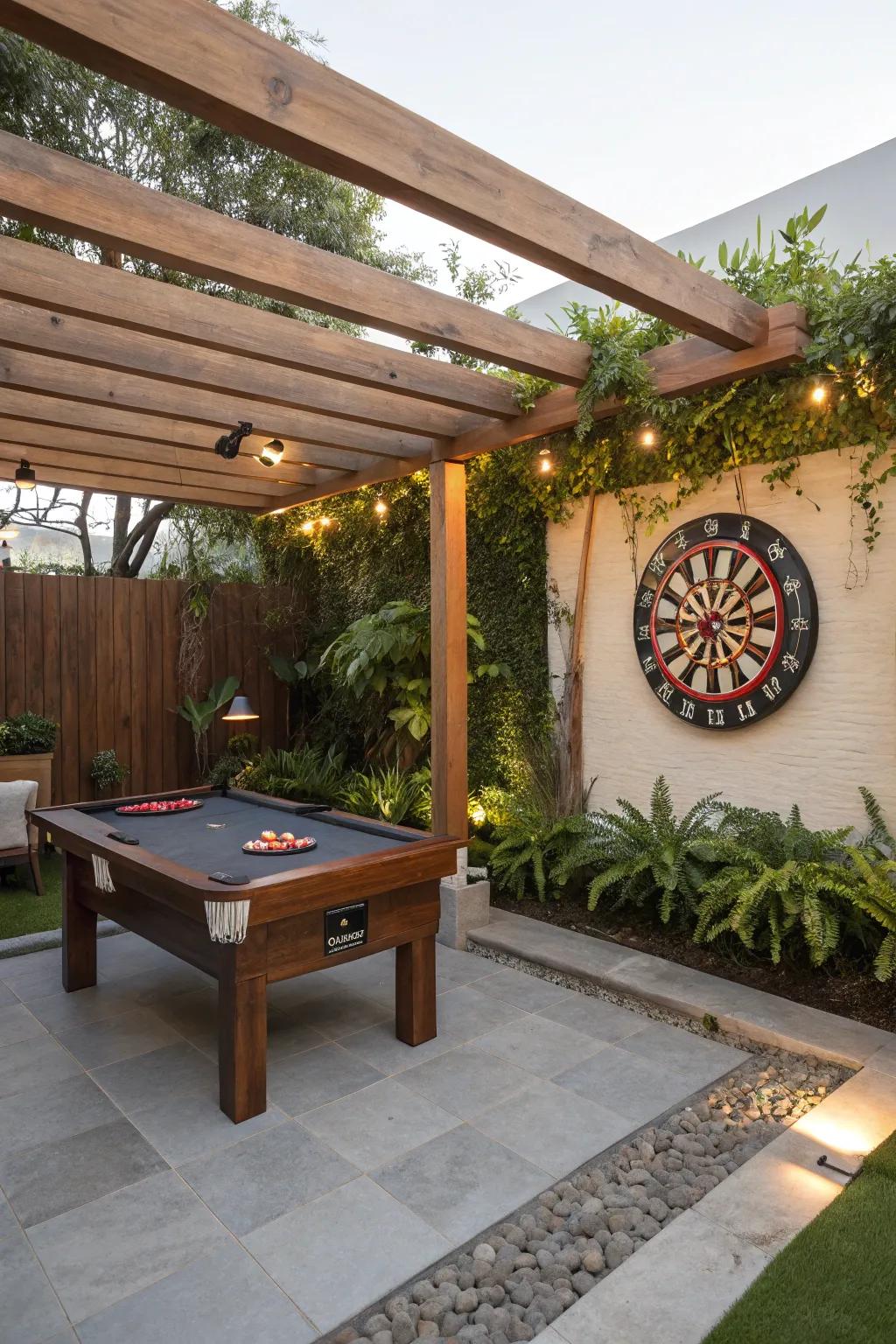 An amusement hub introduces a playful element to your personal sanctuary.