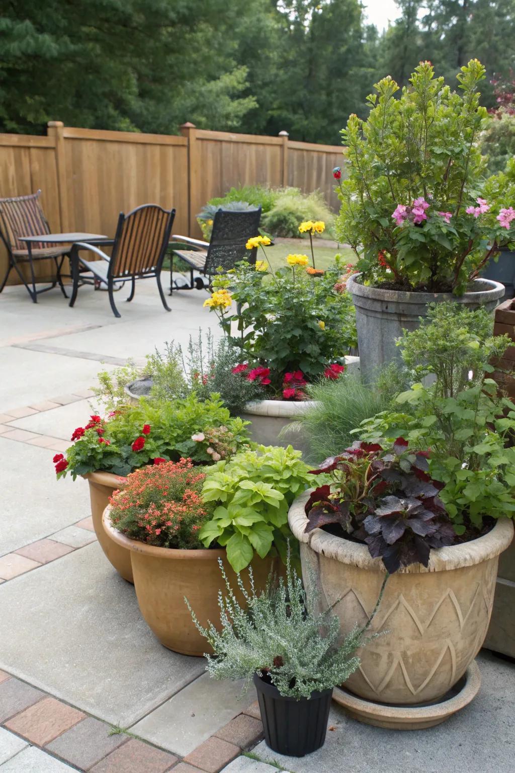 Vessel gardens facilitate versatile and portable verdure.