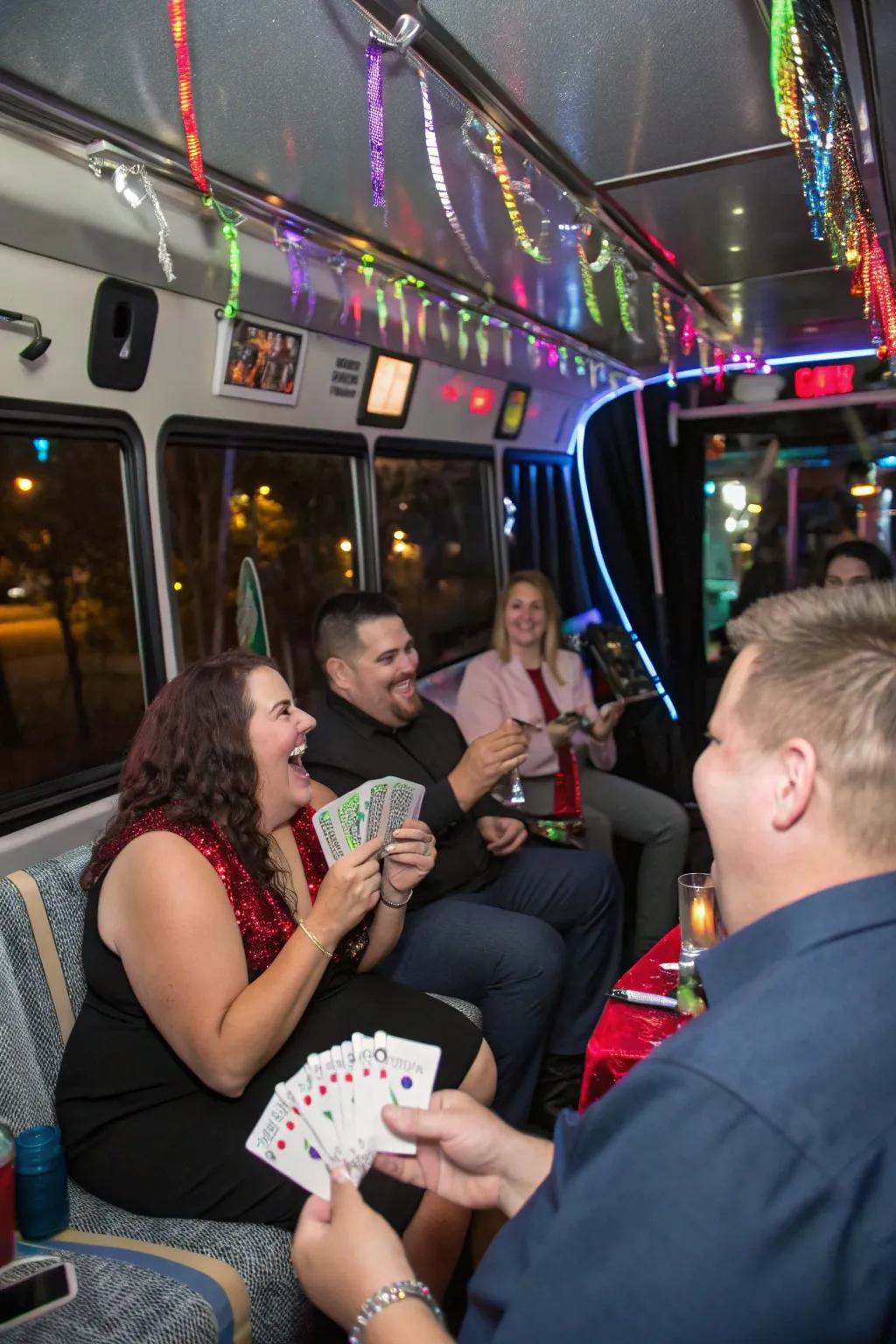 Interactive diversions inject a playful facet into the celebration.