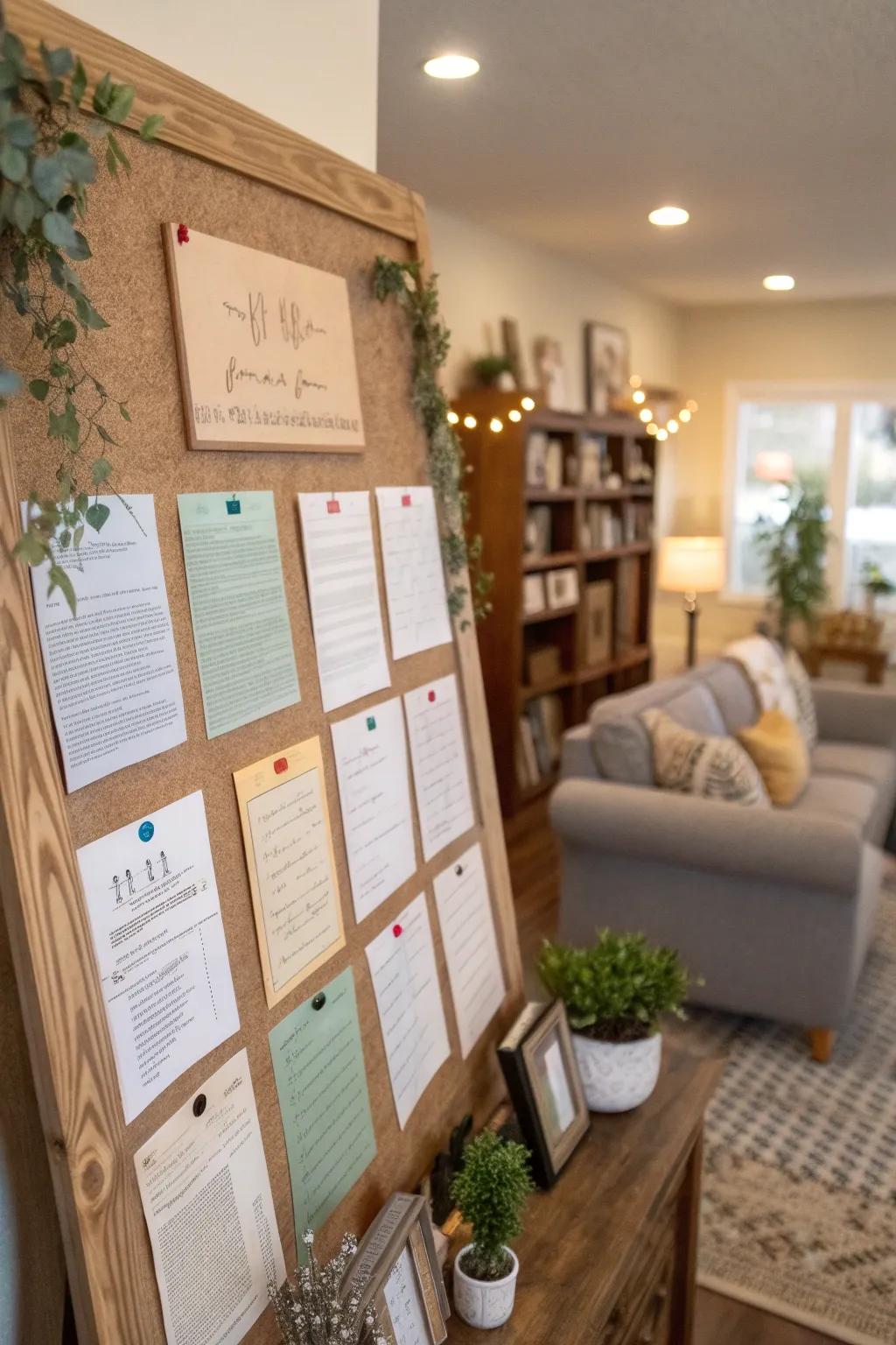 A participatory scripture sector entices personal contributions.