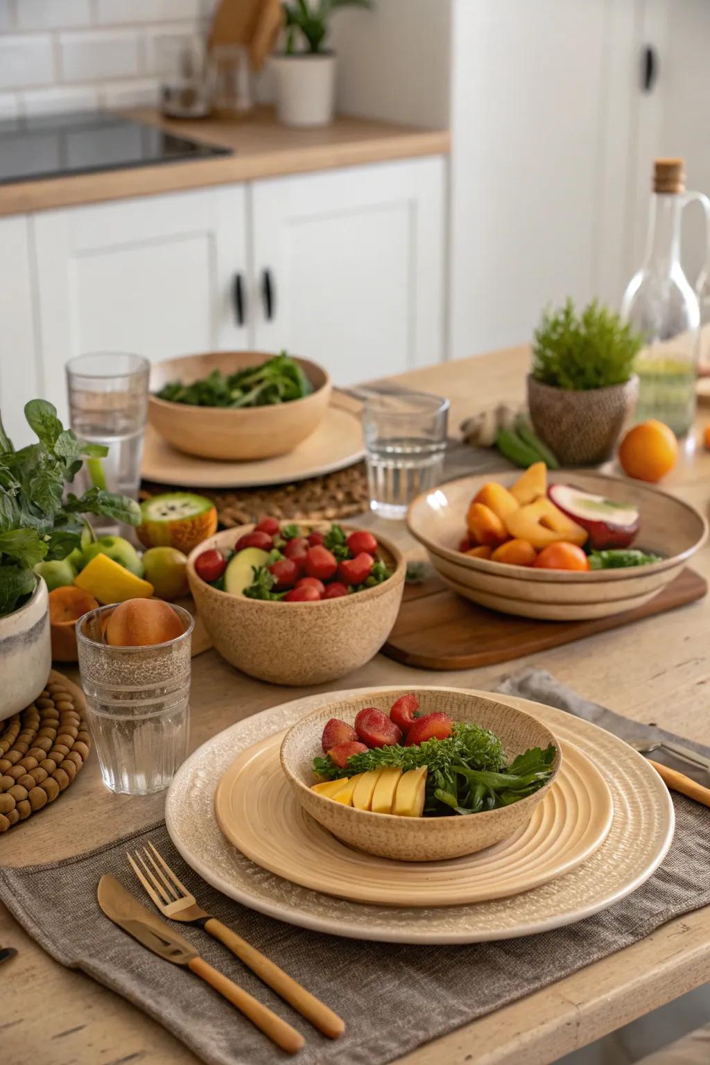 Responsible dining for a mindful gastronomy experience.