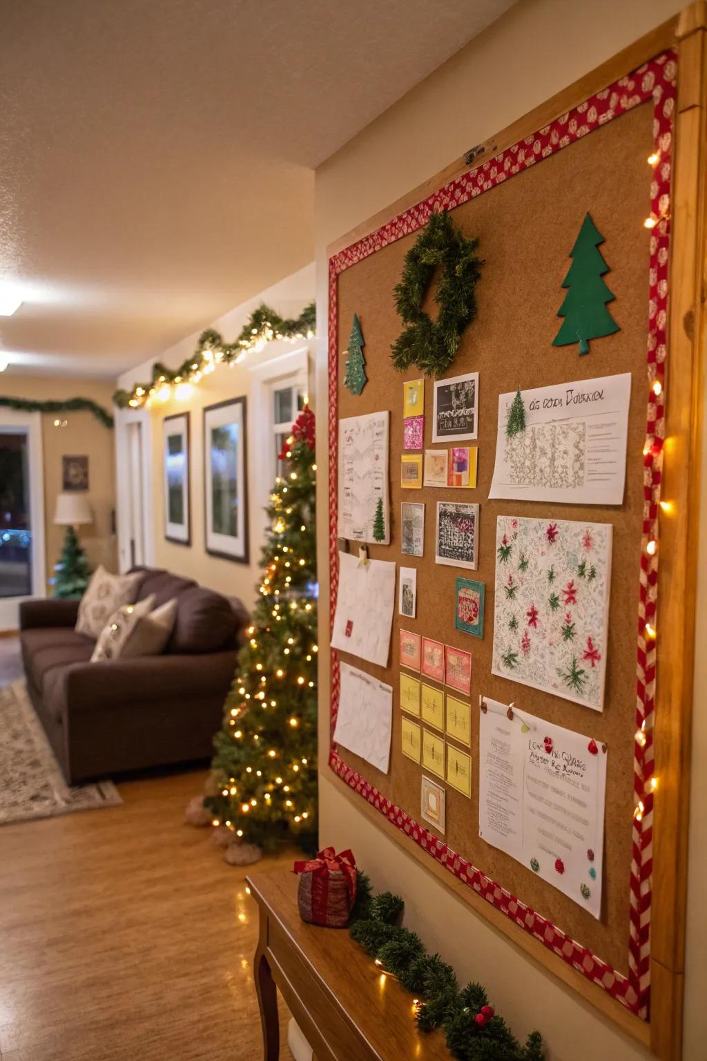 A celebratory board honoring seasonal and holiday themes.