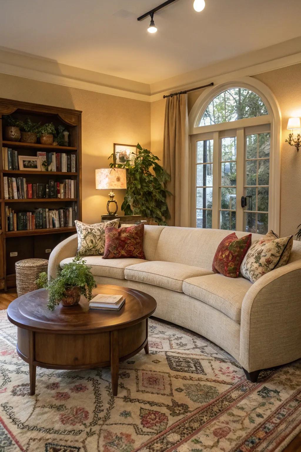 Fluid forms that add a touch of elegance and flow.