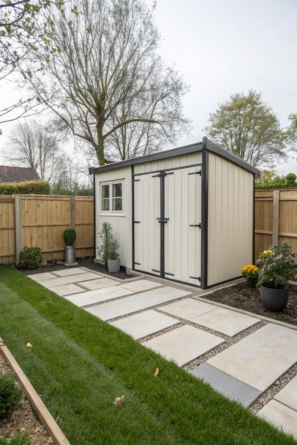 Modern outbuildings add functionality and style to your backyard.