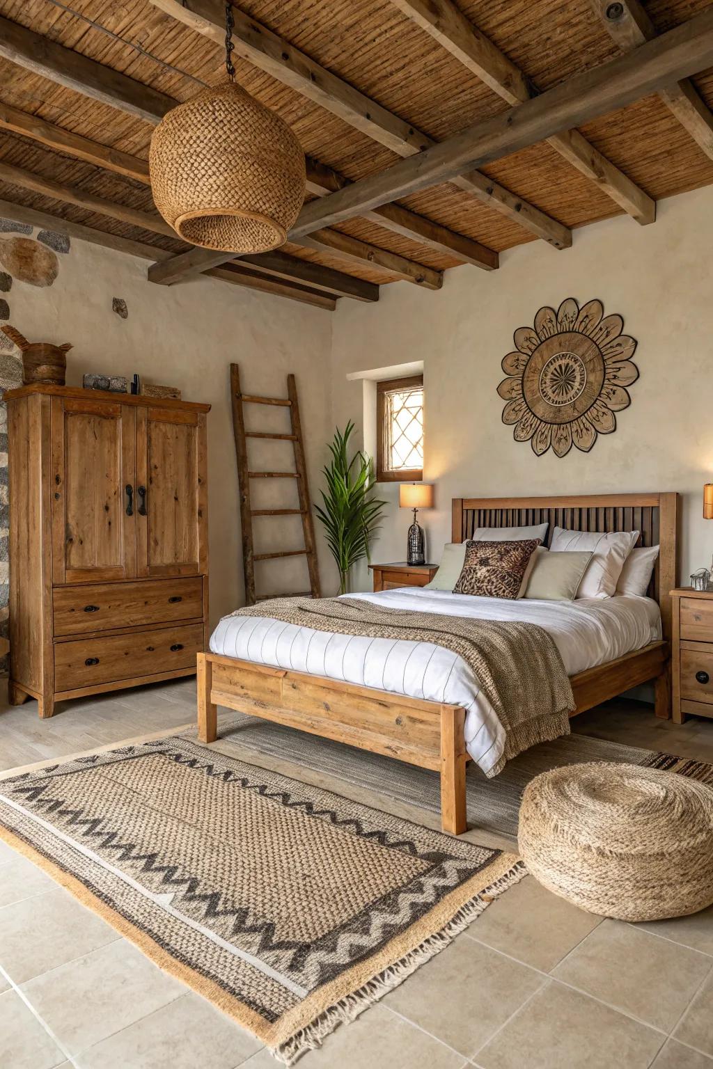 Terrestrial tones create a soothing and organic backdrop.