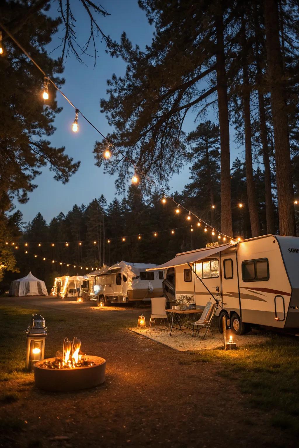 Distinctive illumination choices inject magic into your evenings.