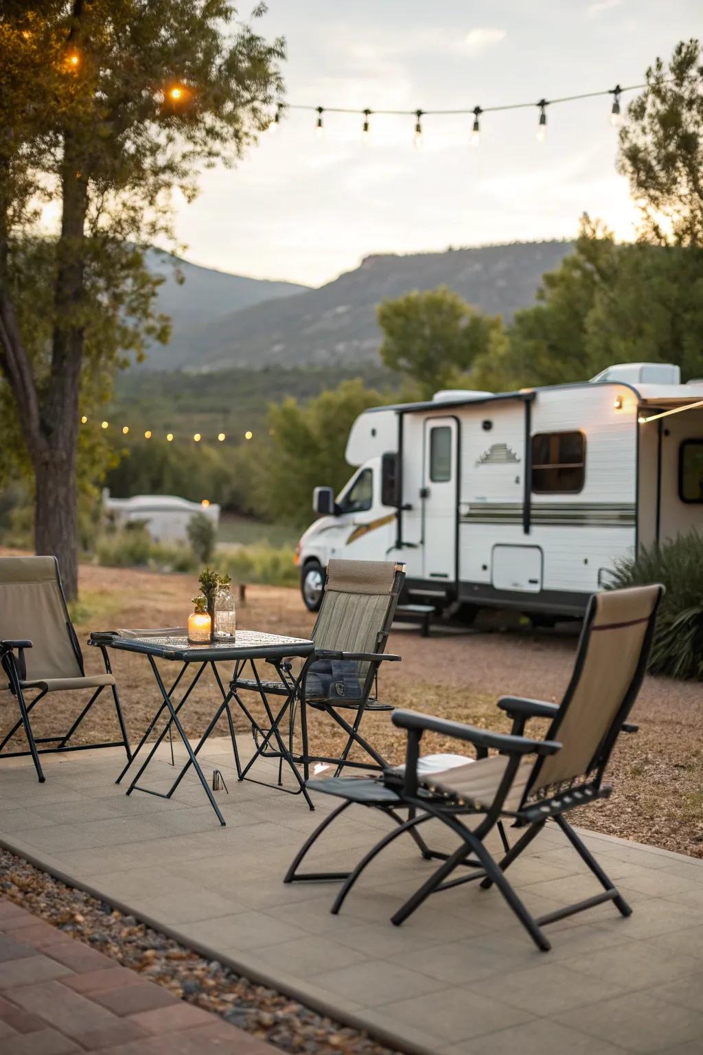 Portable furniture adapts to your needs and space.