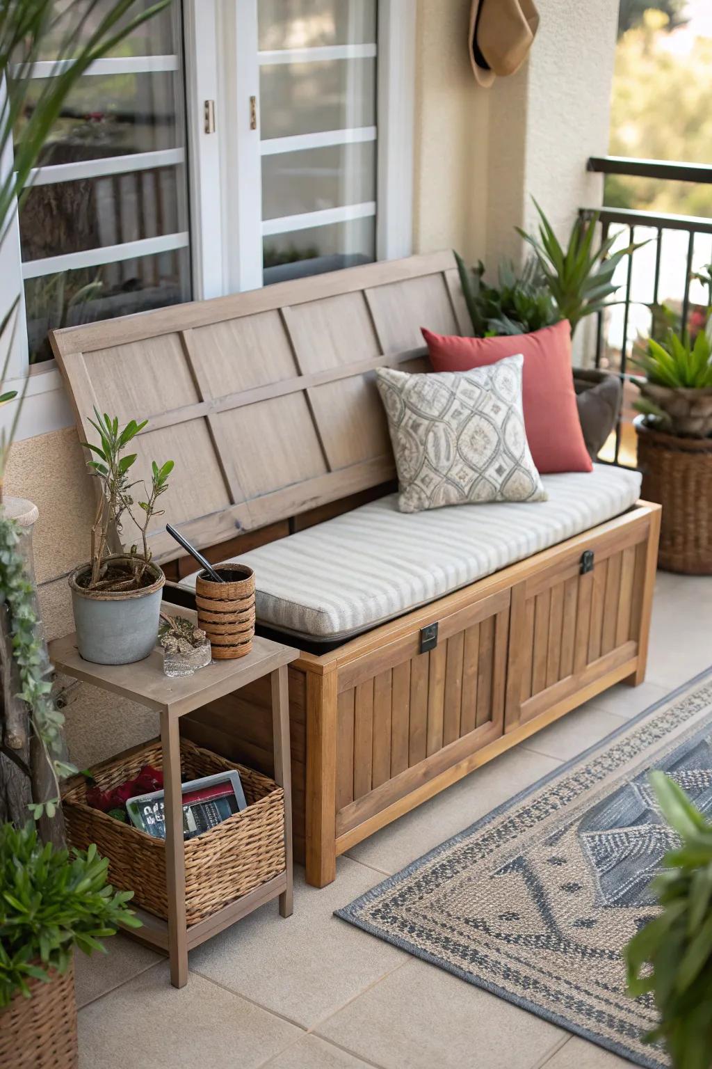 Amplify functionality with dual-purpose furniture pieces.