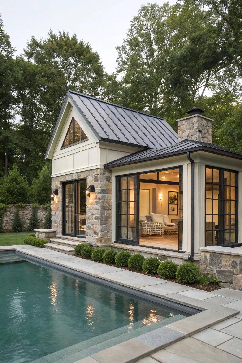 A harmonious blend of modern and classic styles.