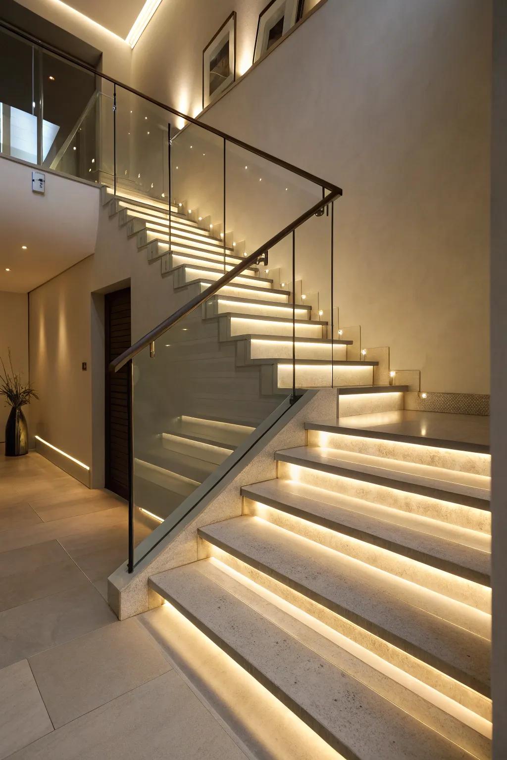 Integrated lighting delivers a seamless and refined solution.