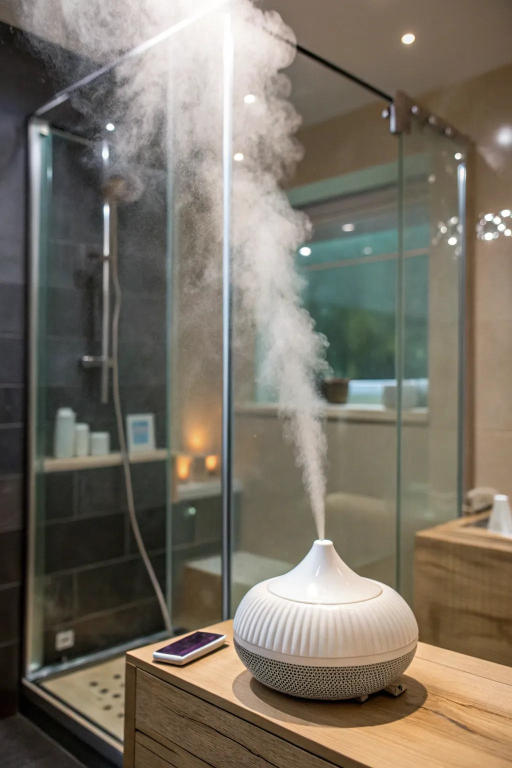 Aromatherapy elevates steam environments into revitalizing sensory escapes.