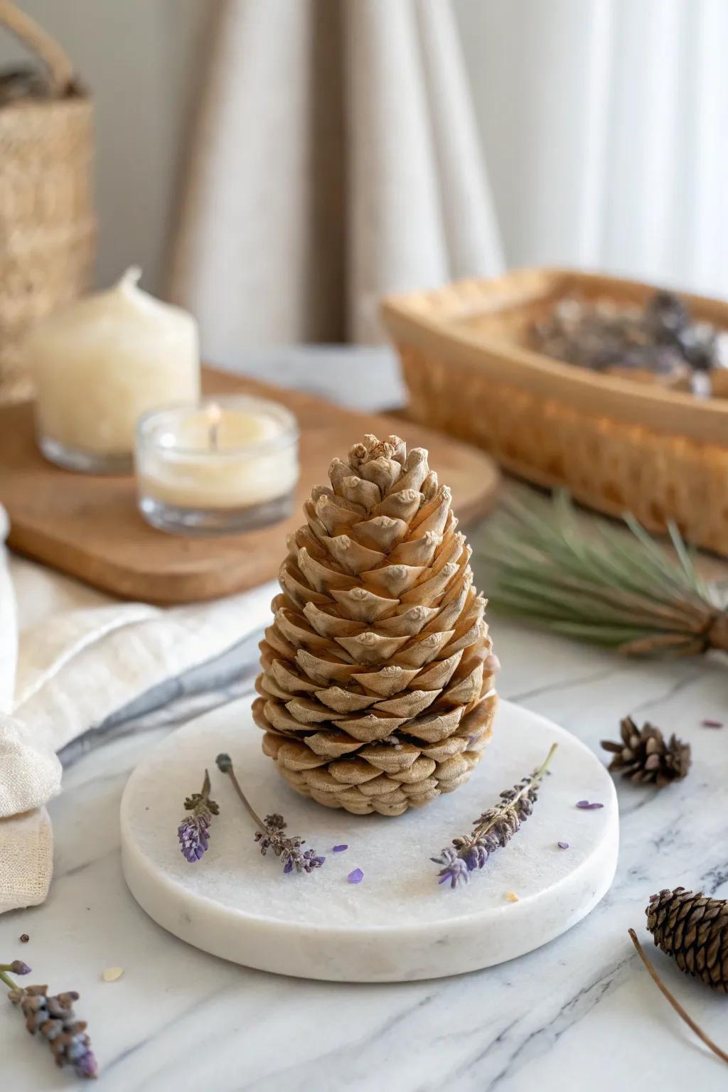 Snuggle up this vernal equinox with our handcrafted pinewood cone combustion starters—where unpretentiousness converges with innate elegance.