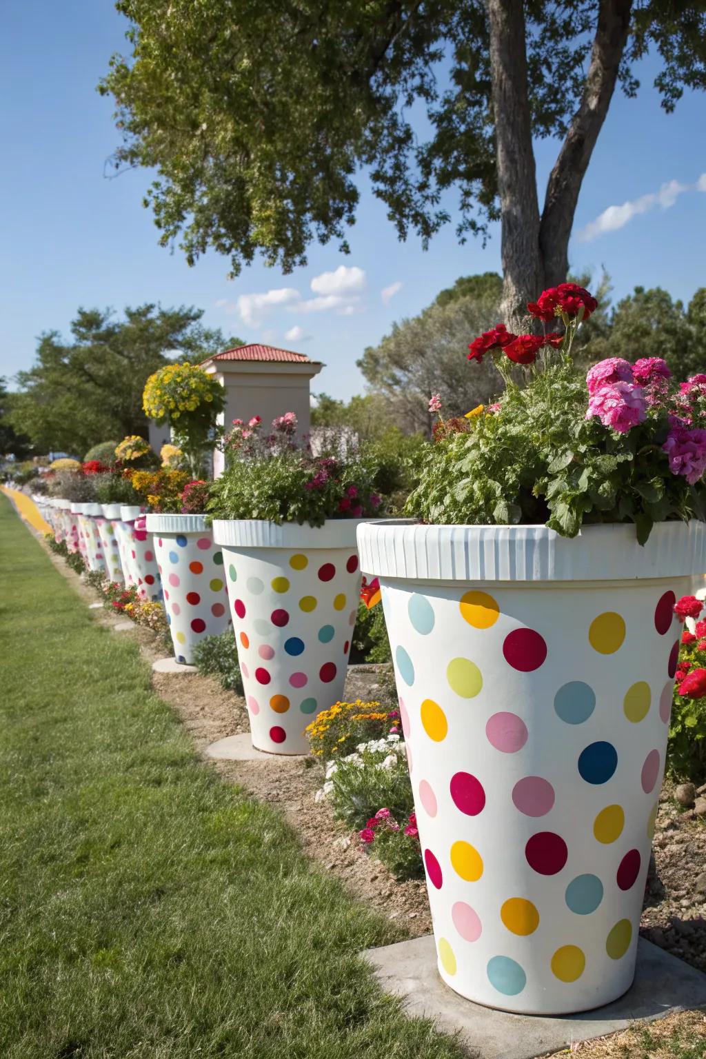 Introduce enjoyment into your garden with imaginative container designs.