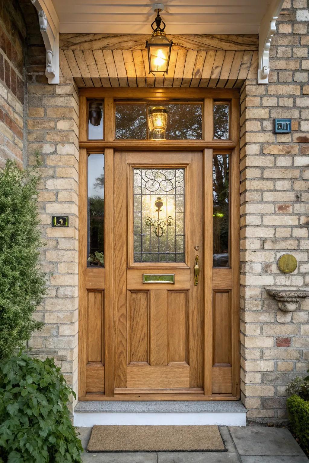 Unaltered timber coatings deliver warmth and ageless grace.