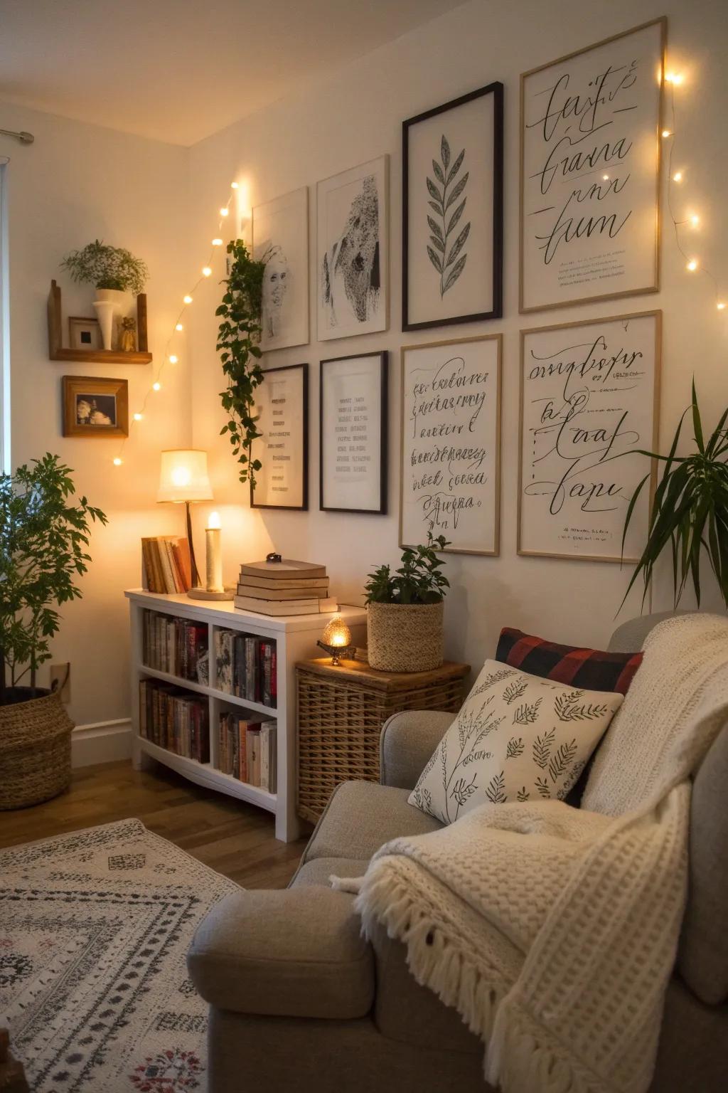Handwritten styles contribute warmth and a personal nuance.