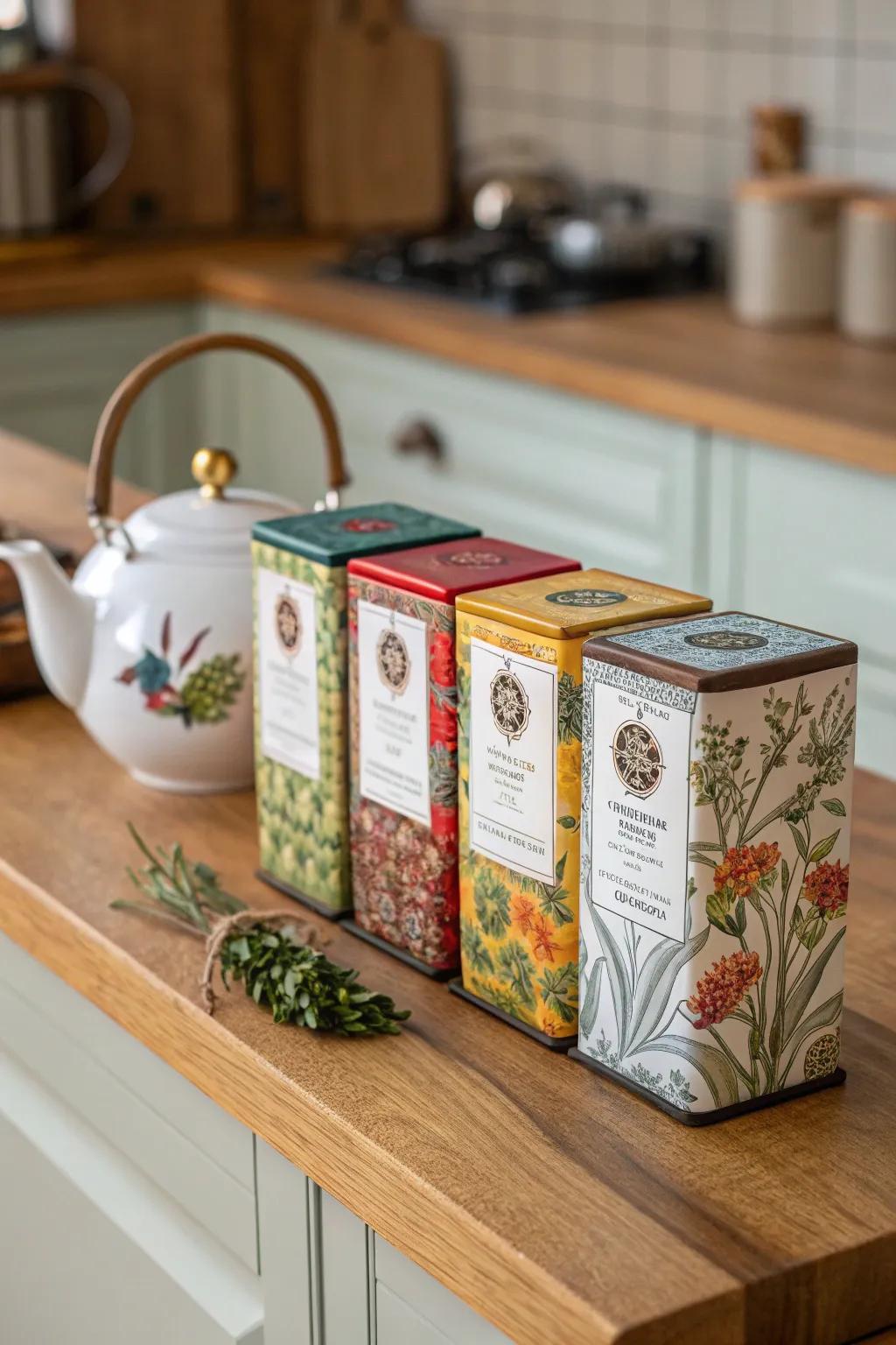 Herbal infusions to soothe and invigorate the senses.