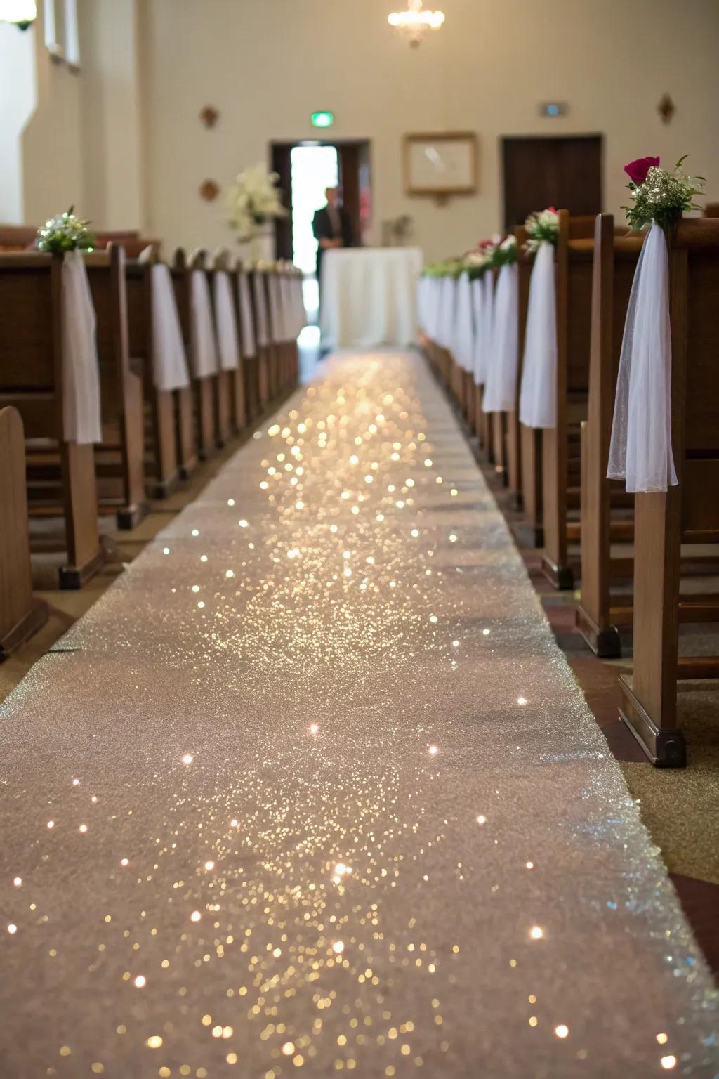 Radiant pathways add a subtle touch of magic to your event.