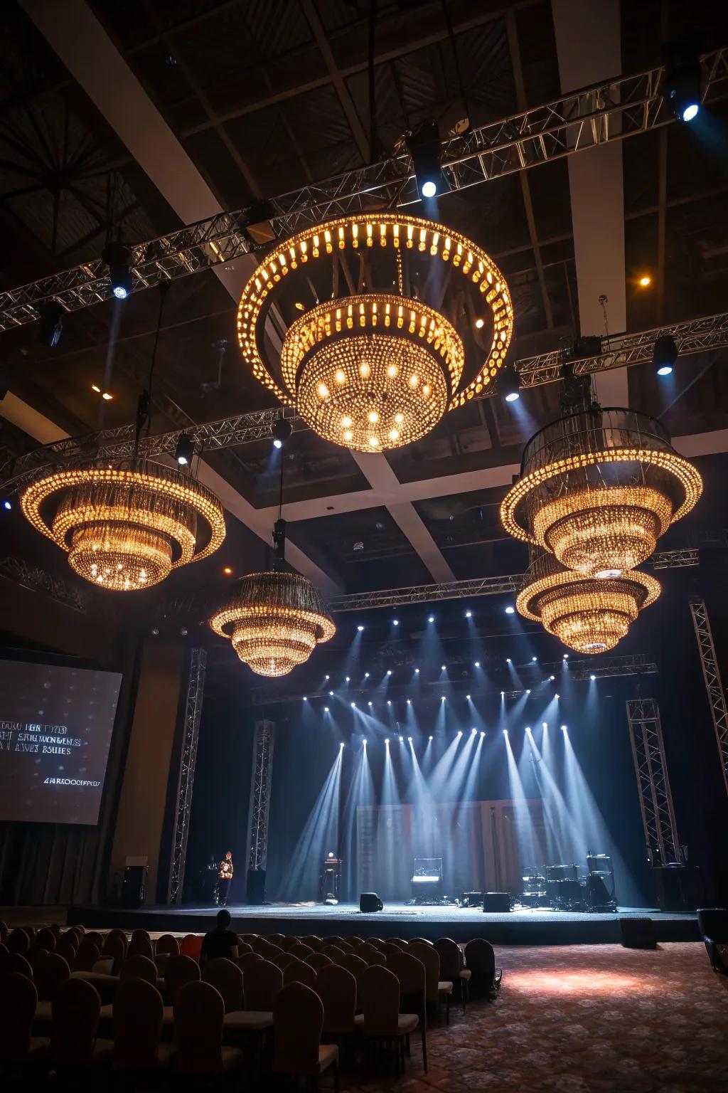 Remarkable illumination can metamorphose the entire stage.