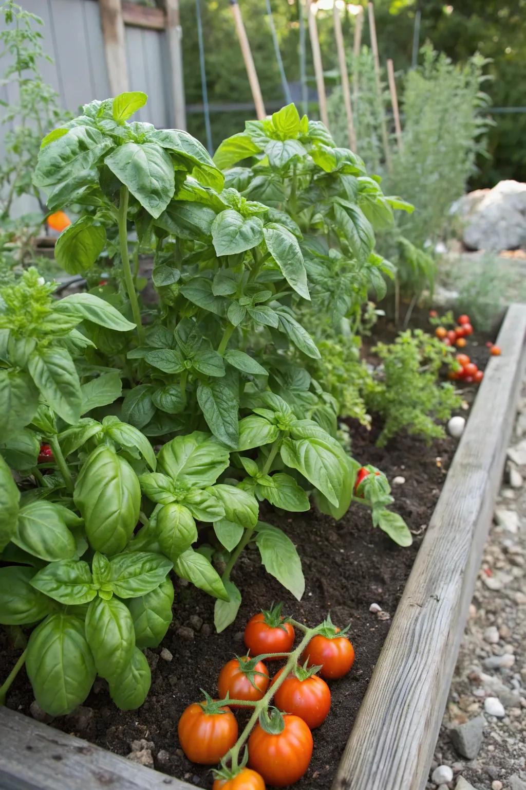 Companion planting for an organically critter-free garden.