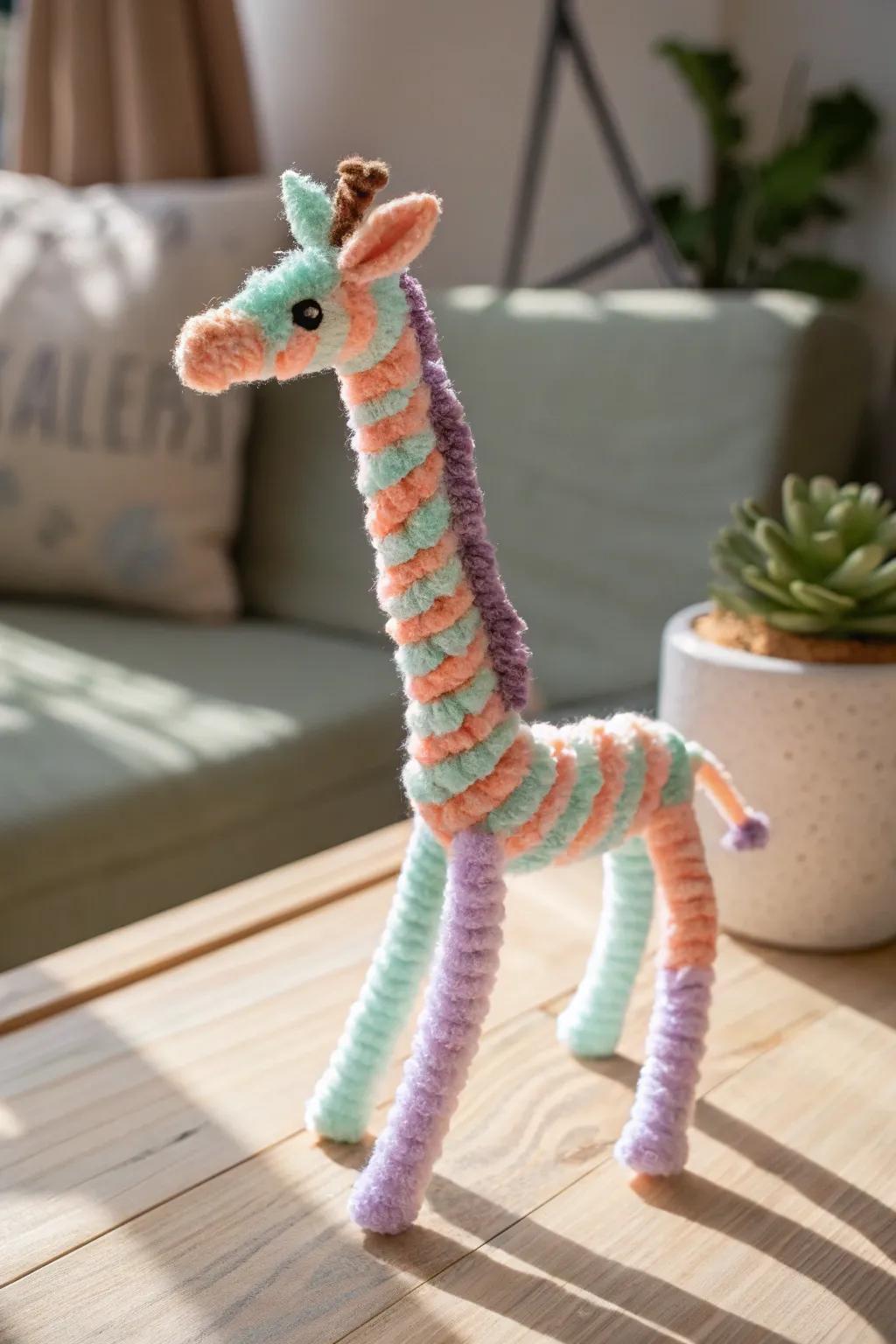 Unleash your child's ingenuity with charming fuzzy stick creatures!