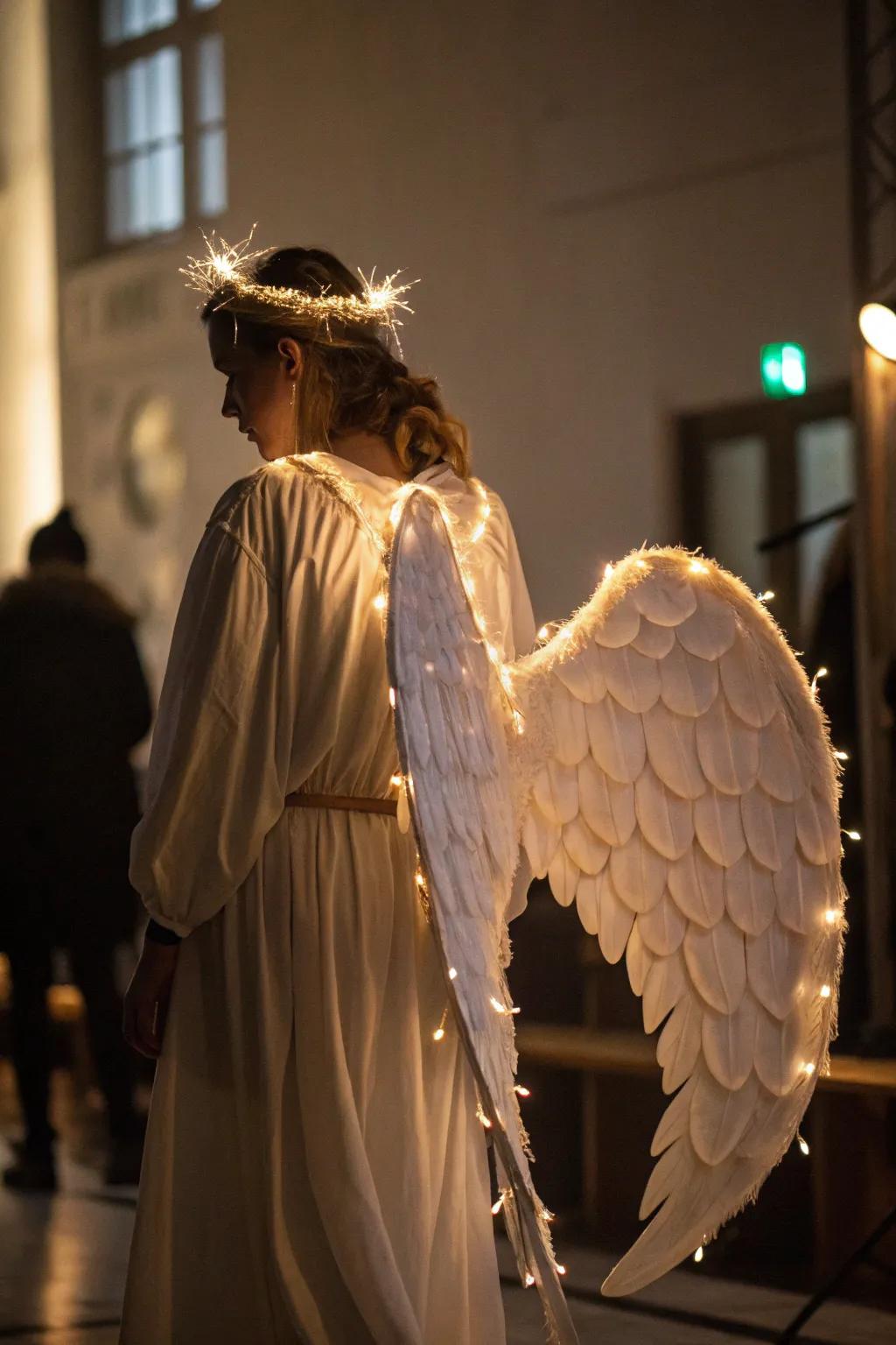 An angelic presence with a celestial accent.