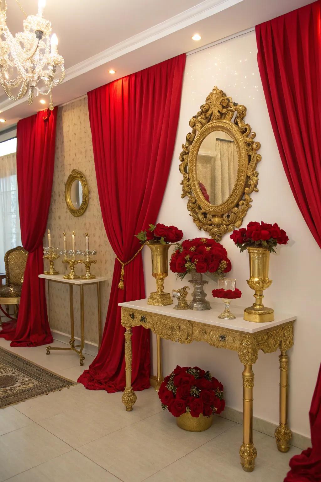 Elevate the overall atmosphere with a coordinated color palette.