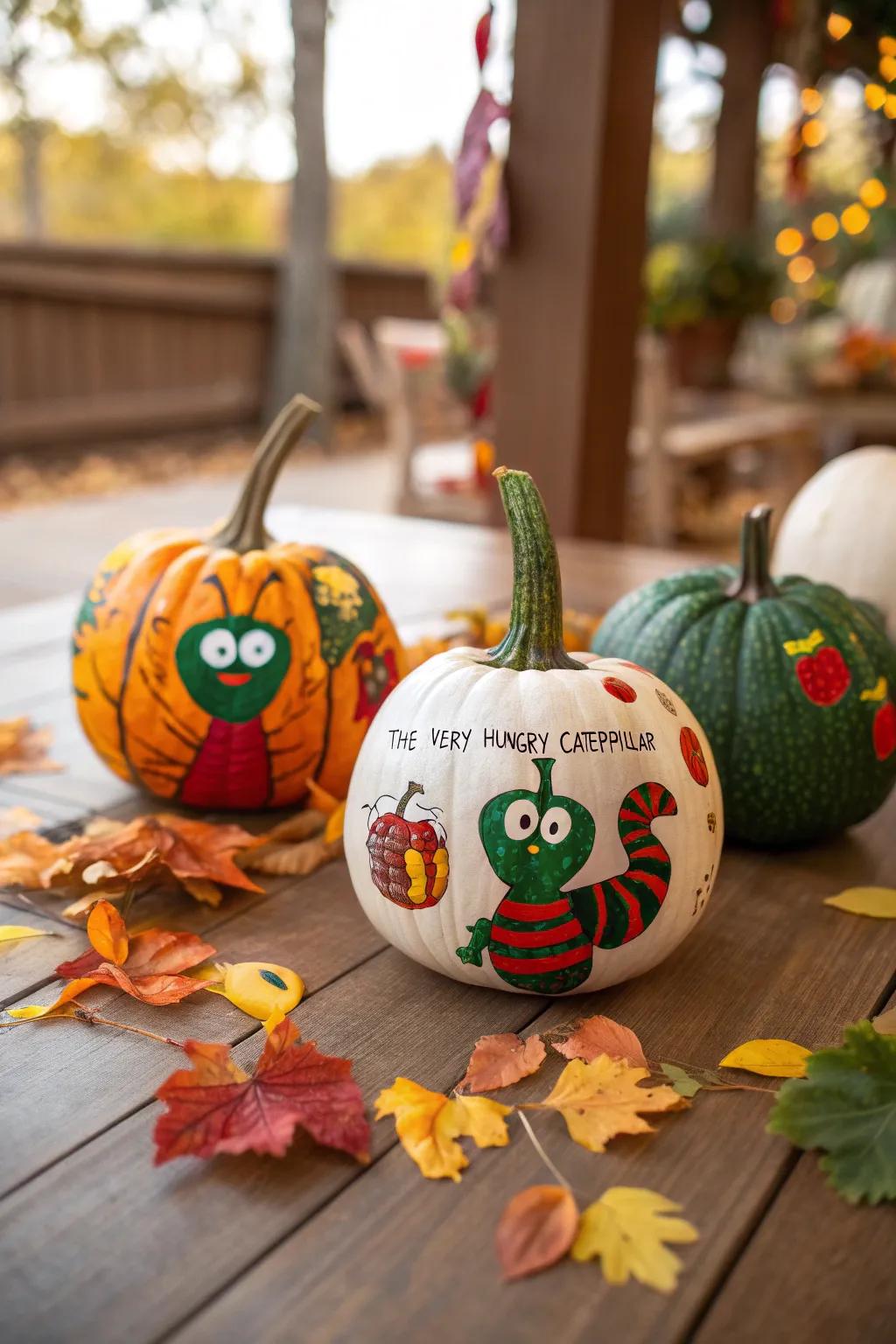 Narrative persona gourds animate tales.