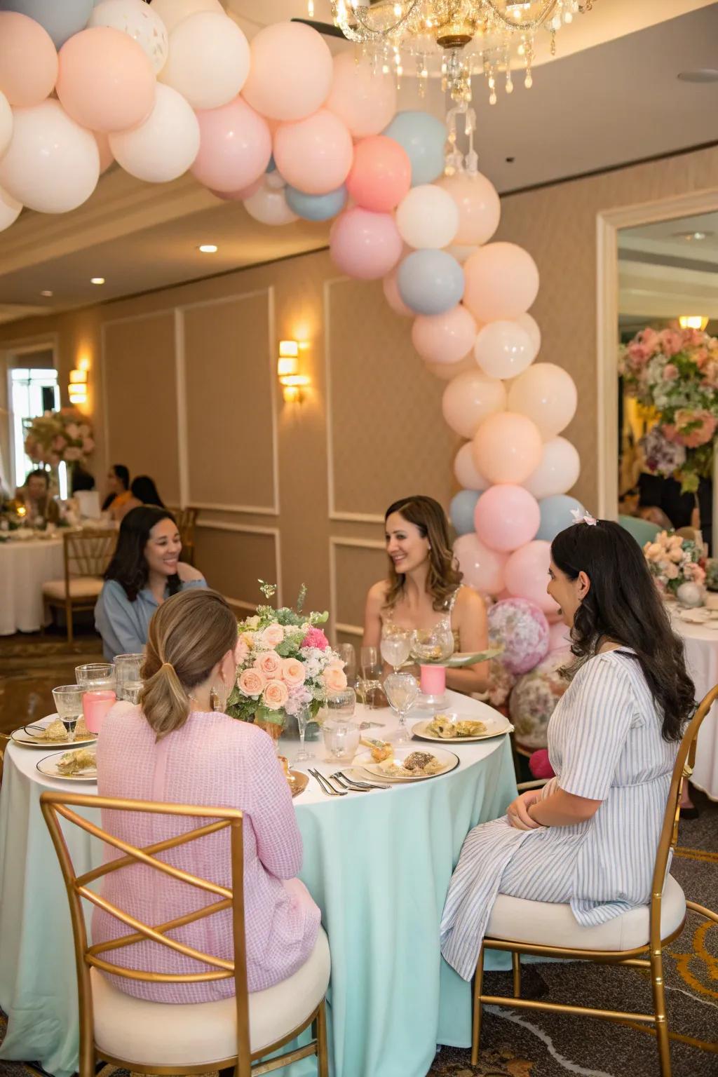 Circular seating configuration promoting conversation and unity.