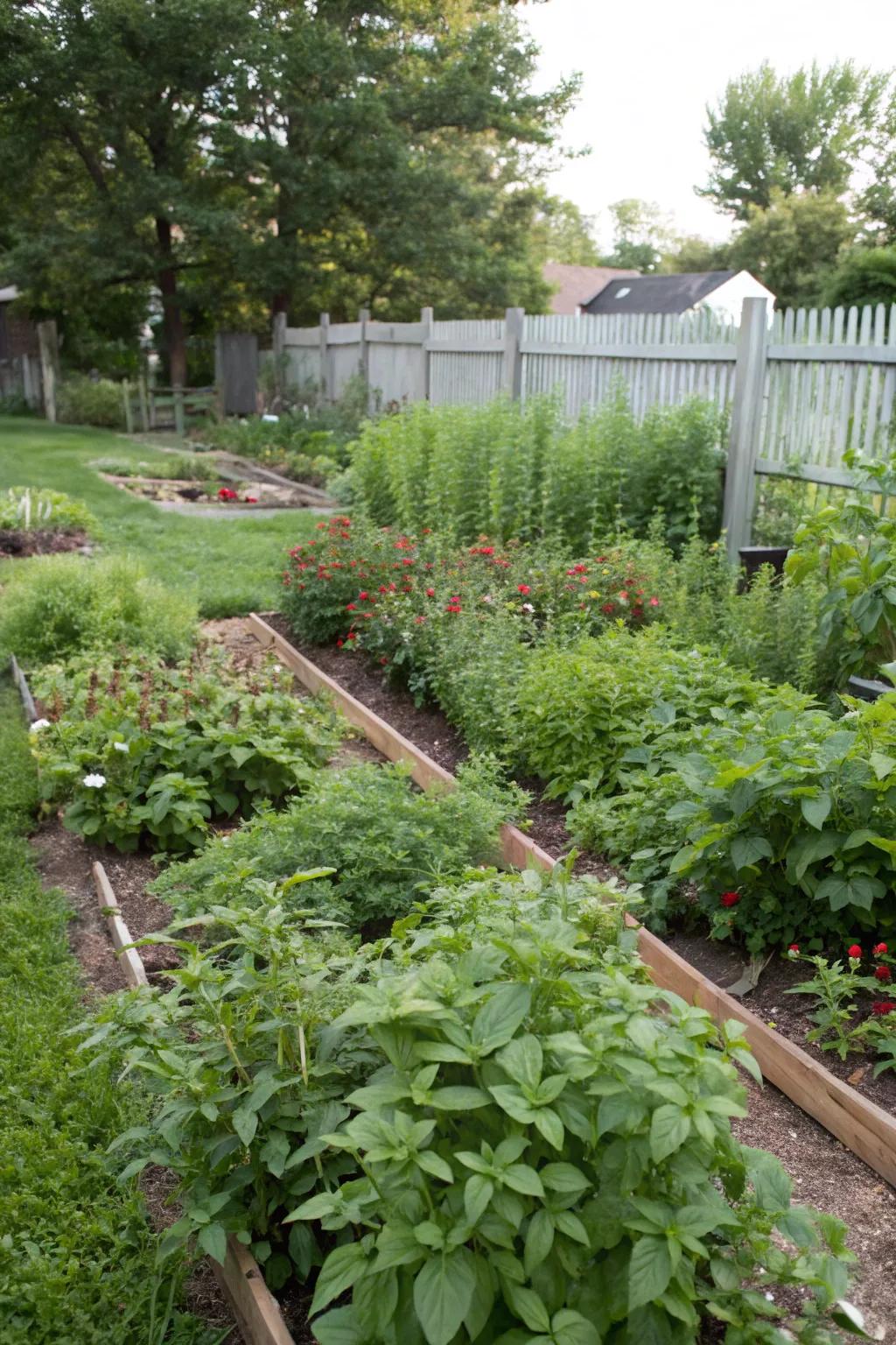 Consumable flora proffer both visual allure and fresh yields.