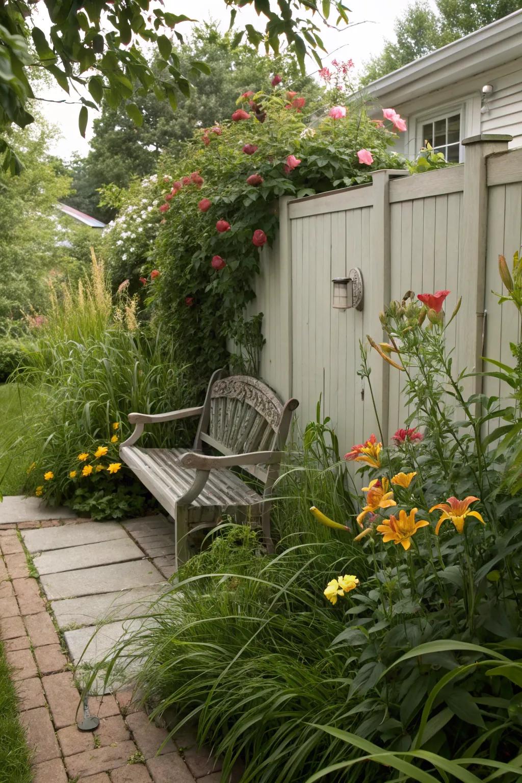 A secret garden nook is perfect for a tranquil getaway