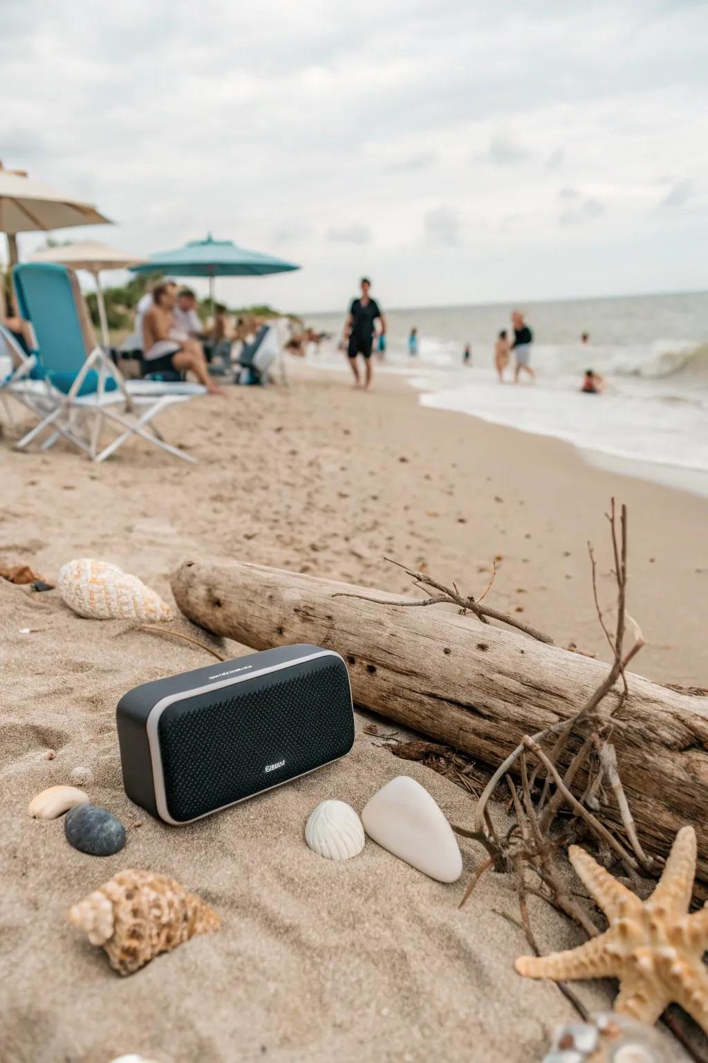 Ocean sounds infuse an immersive nuance into your beach ambiance.