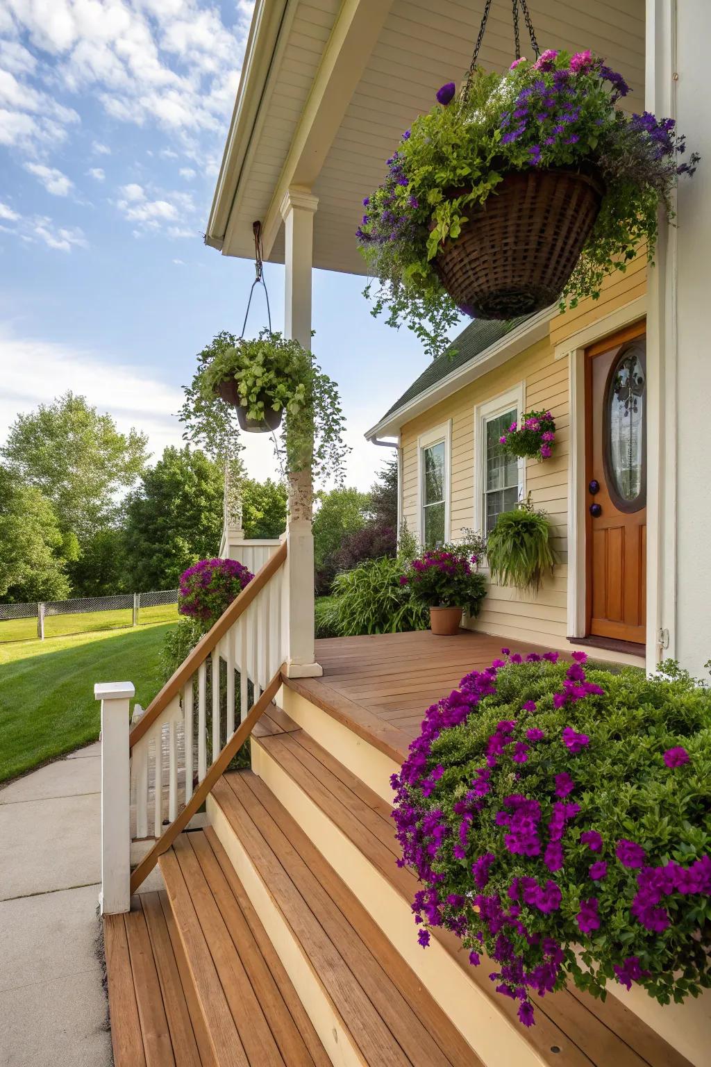 Vibrant Cascades contribute refinement and a sweet fragrance to your home's exterior.