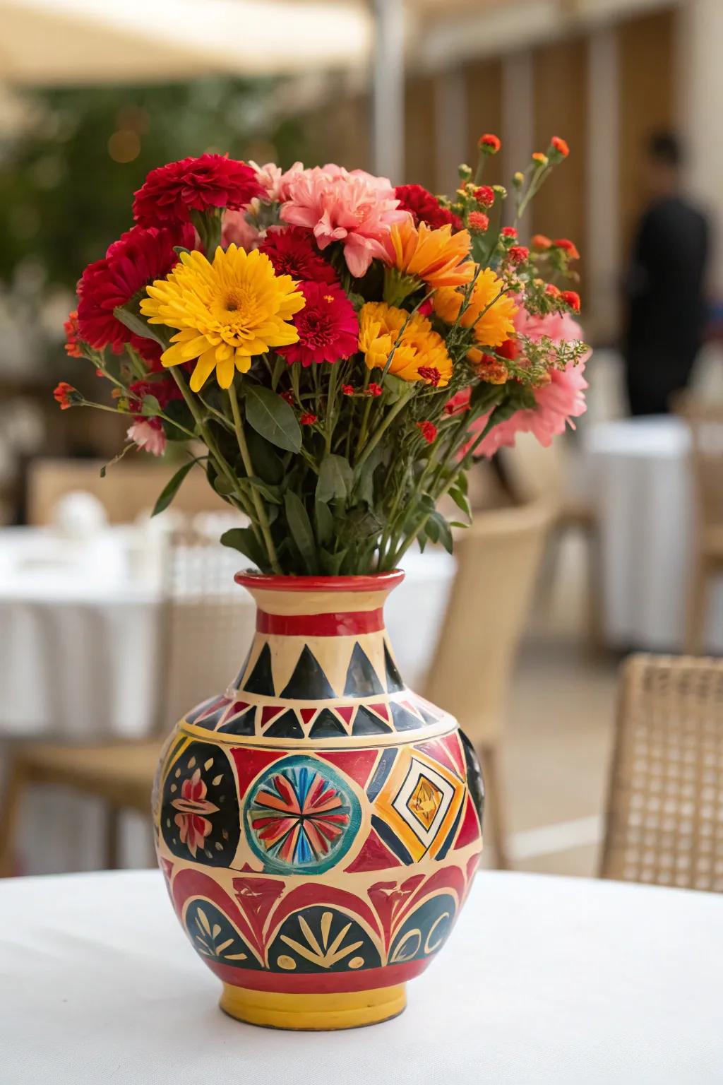A vibrant highlight can alter your table's aesthetic.