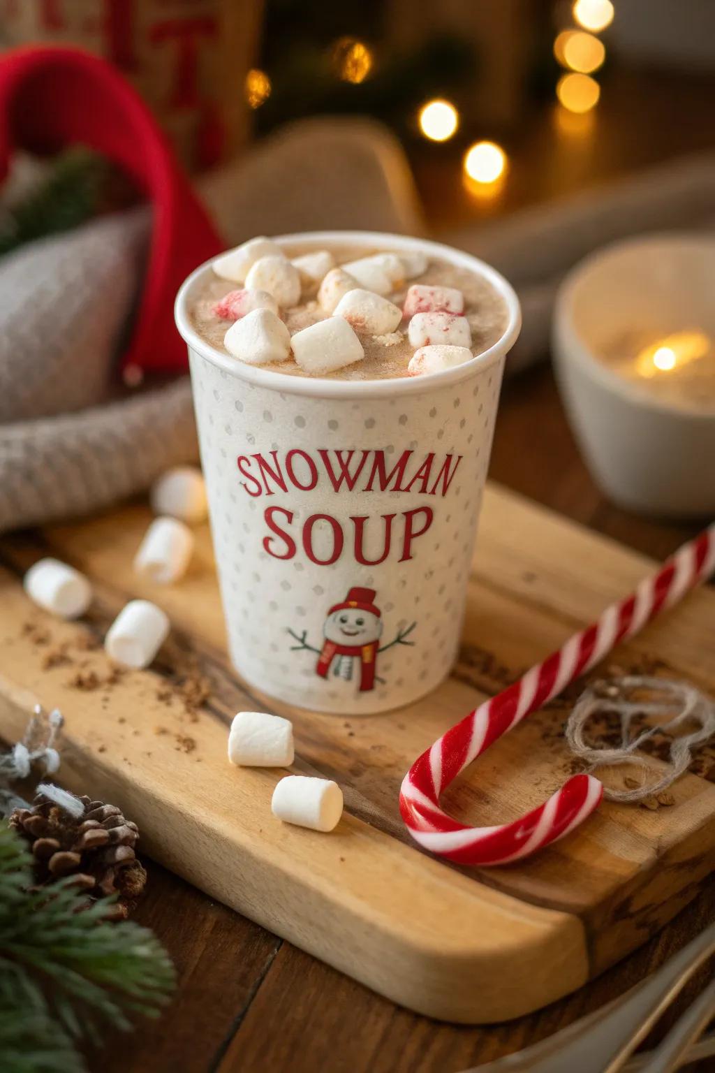 Infuse warmth through a chalice of capricious Snowman Broth.