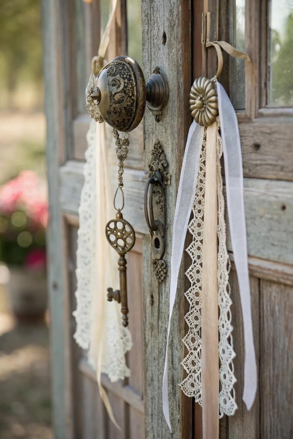 Antique components convey a classic charm.
