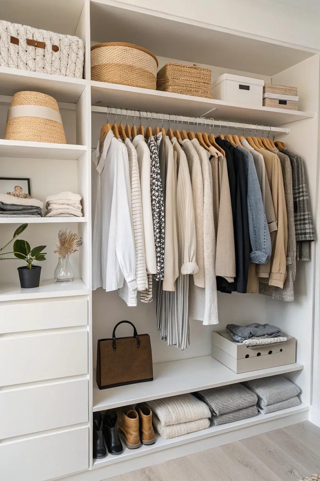 Simplify your routine with a curated capsule wardrobe.