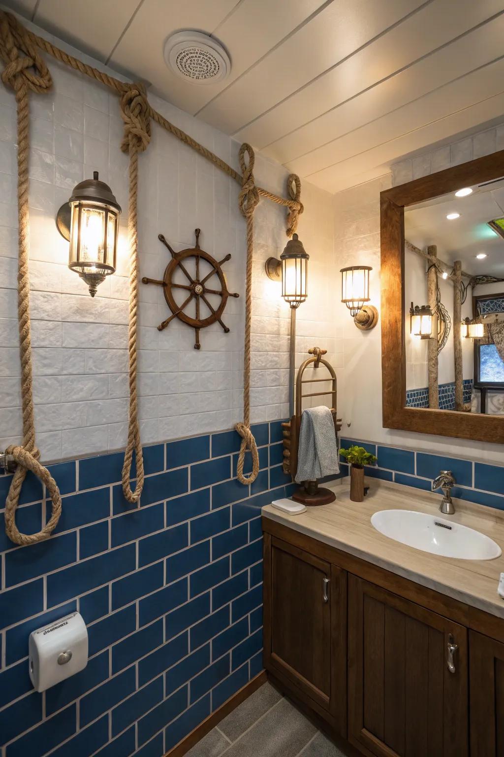 Maritime sconces present charm and utility in any space.