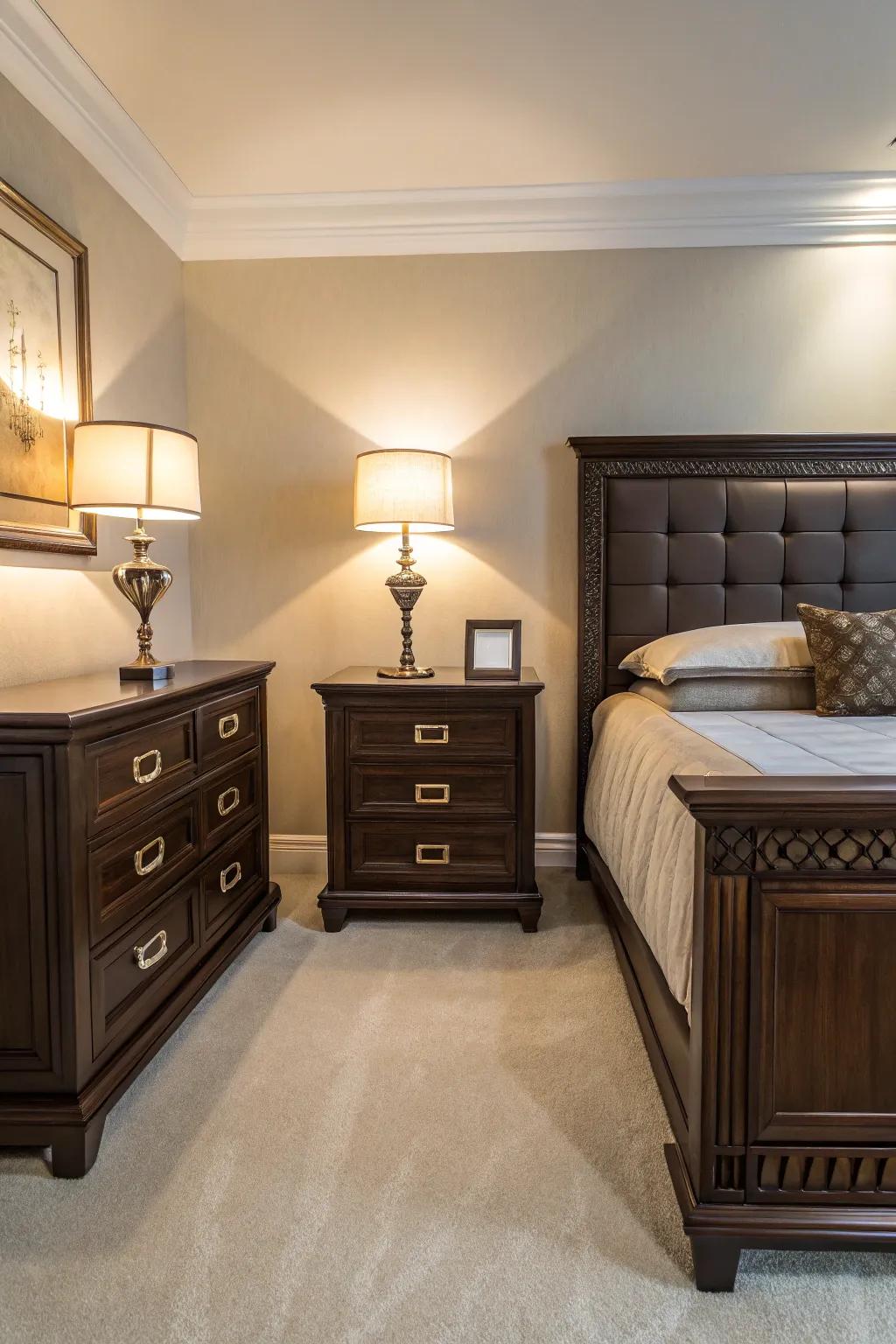 Parity delivers equilibrium and harmony in a resting area's ambiance.