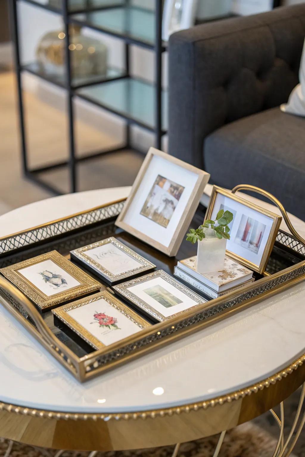 Fashion a tailored gallery with art displays.