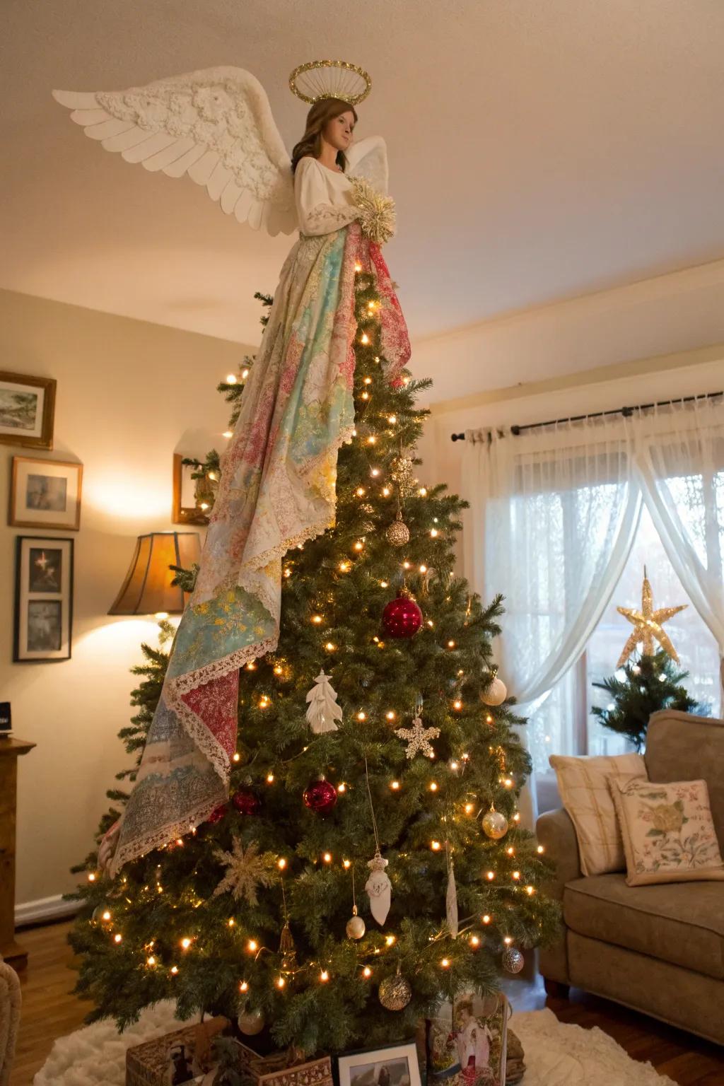 Fragile allure with a bespoke celestial being treetop.