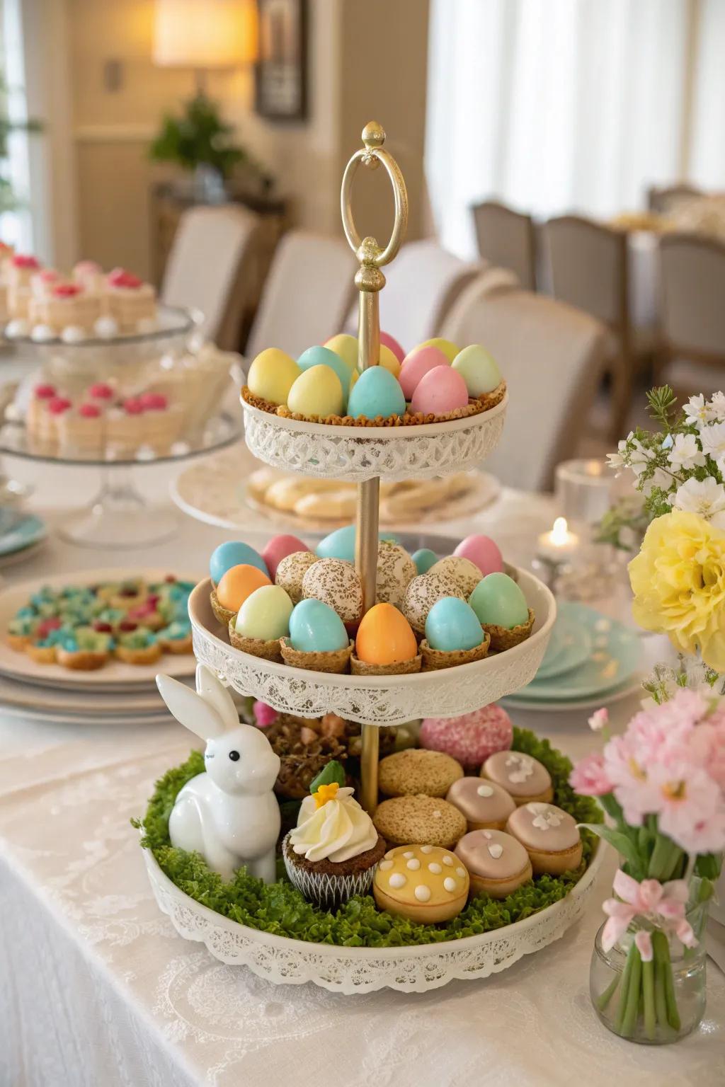 A sweet indulgence doubles as an exquisite and tempting highlight to the table.