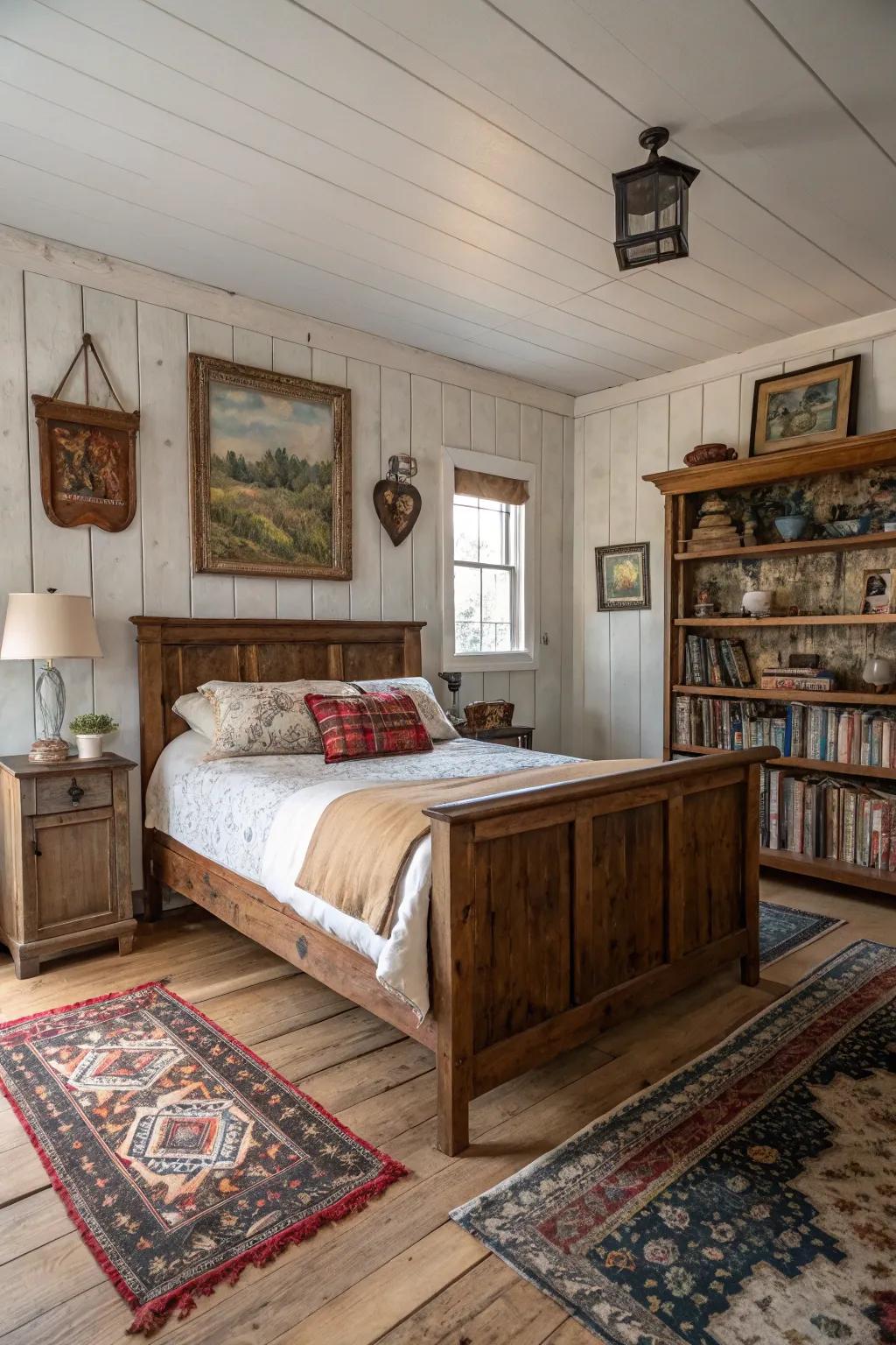 Reclaimed objects infuse history and persona.