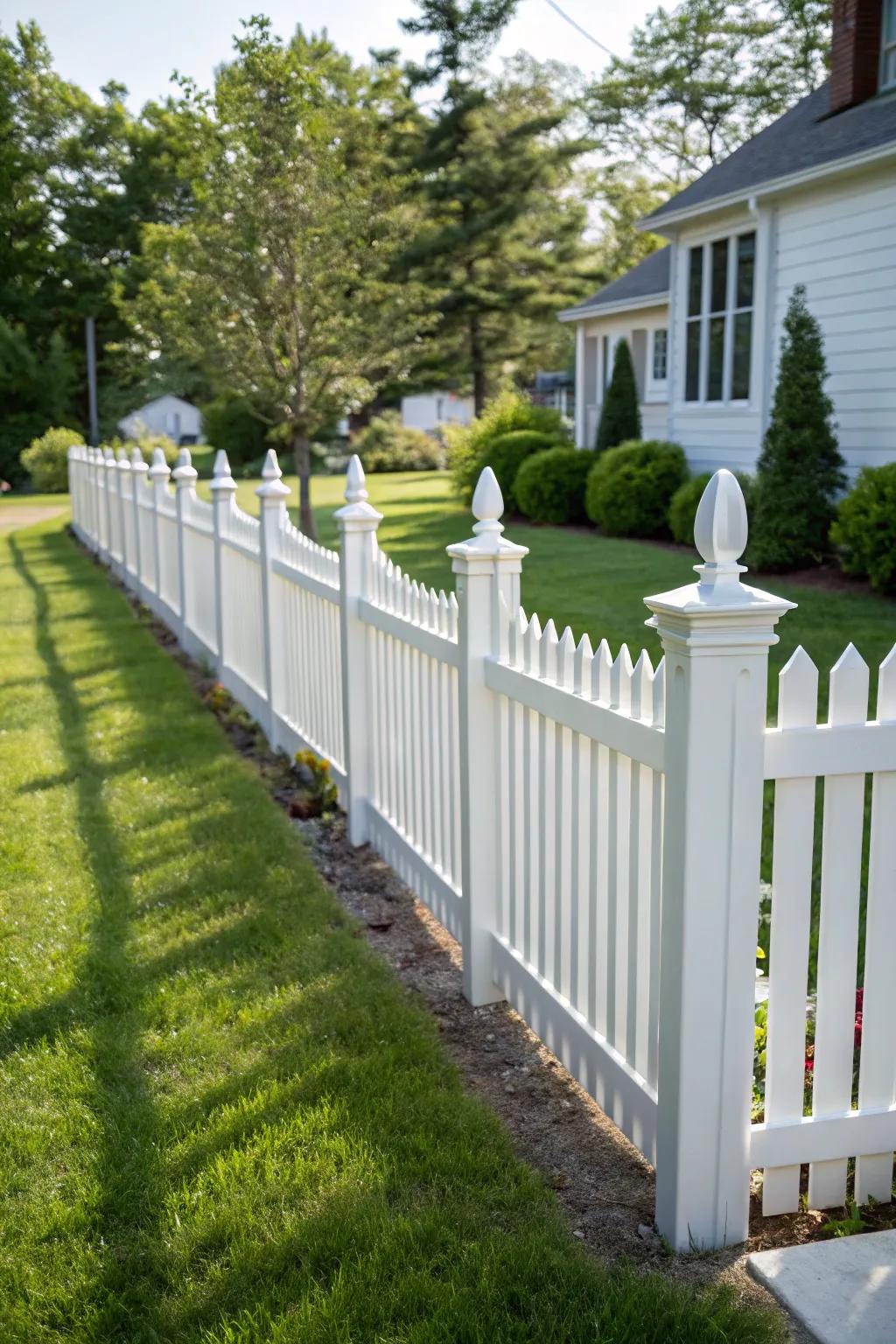 Picket fence additions impart ageless charm and warmth.