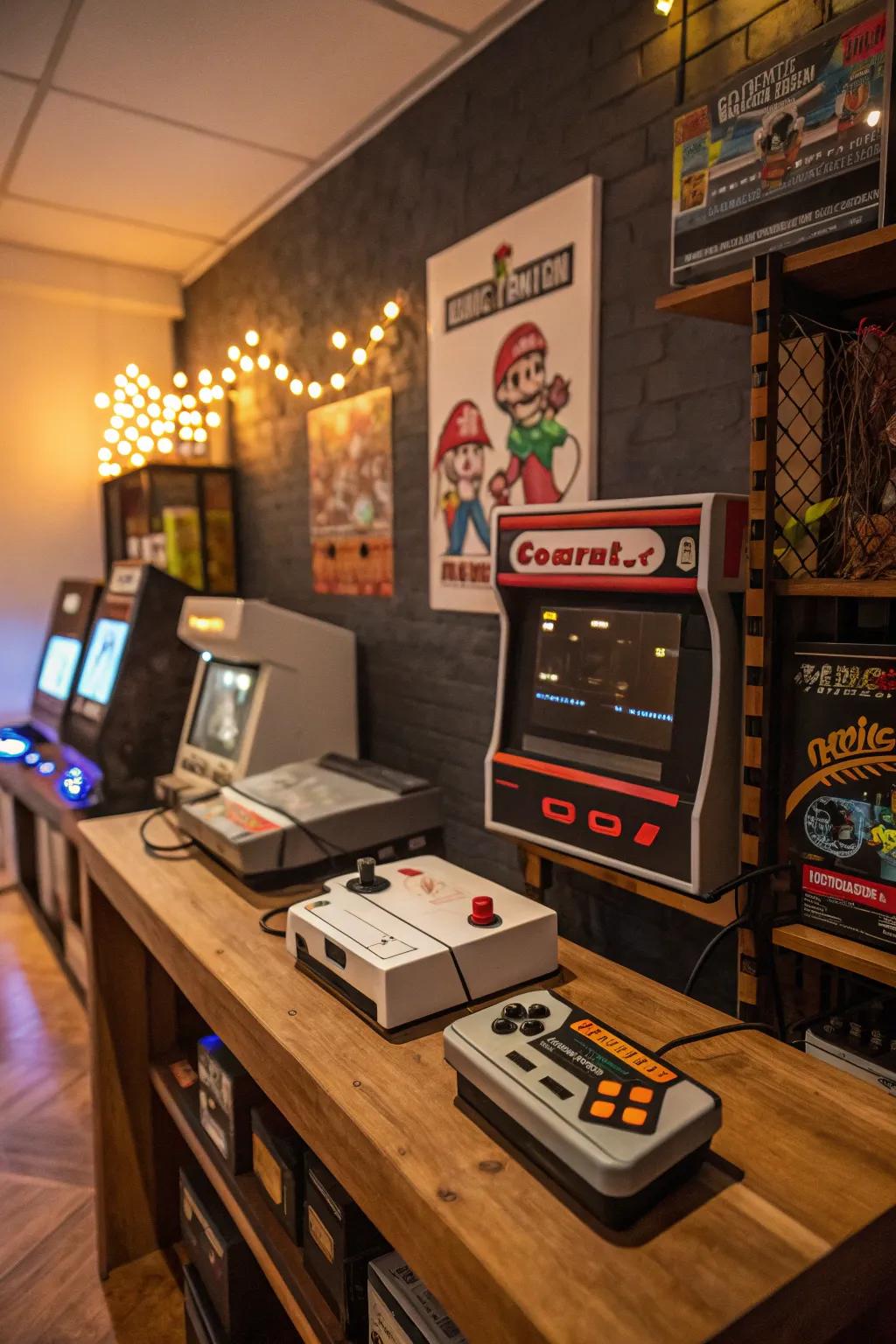 Classic gaming corners contribute recollections to your arrangement.
