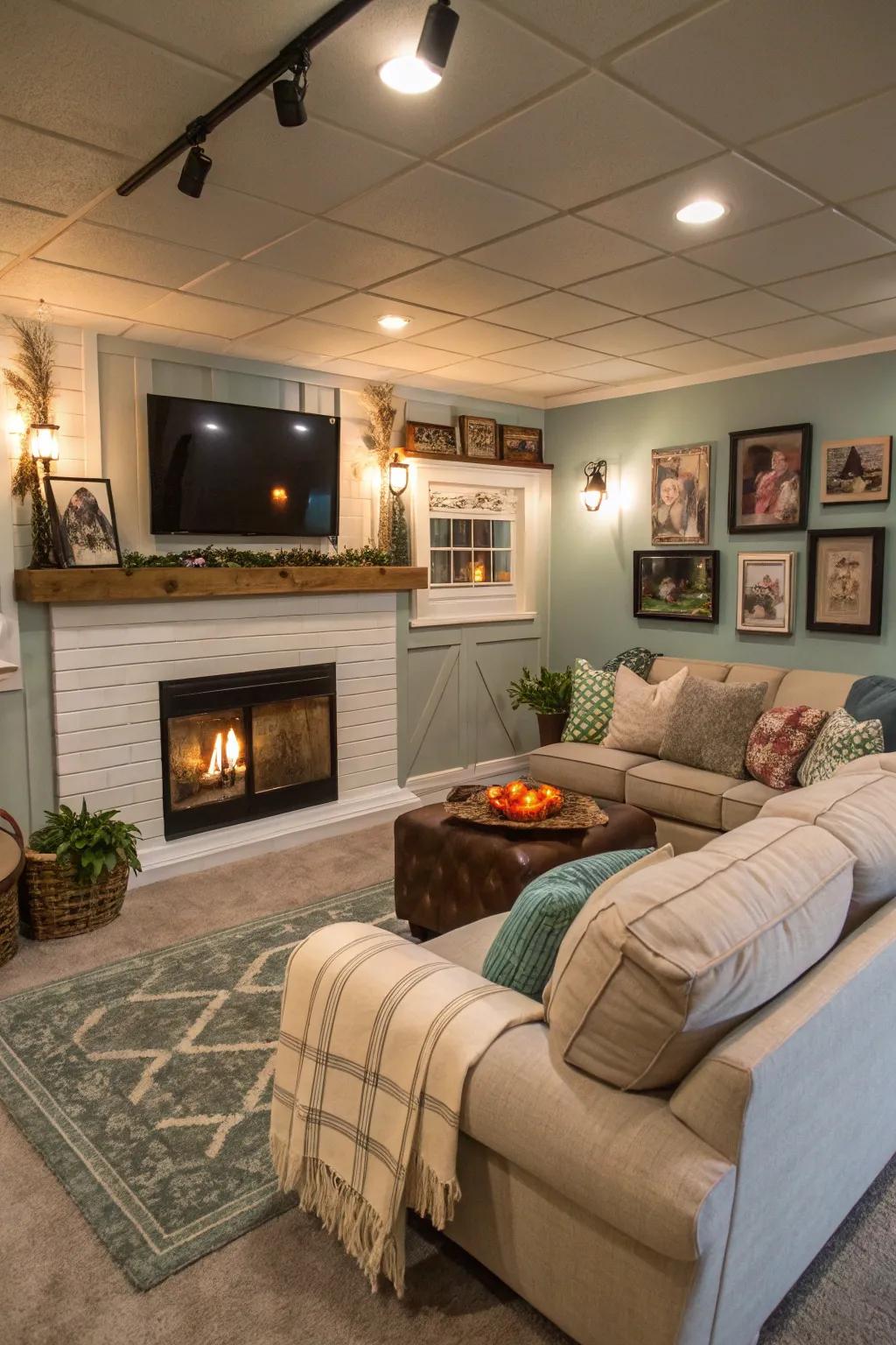 A relaxing living room is perfect for unwinding after a long day.