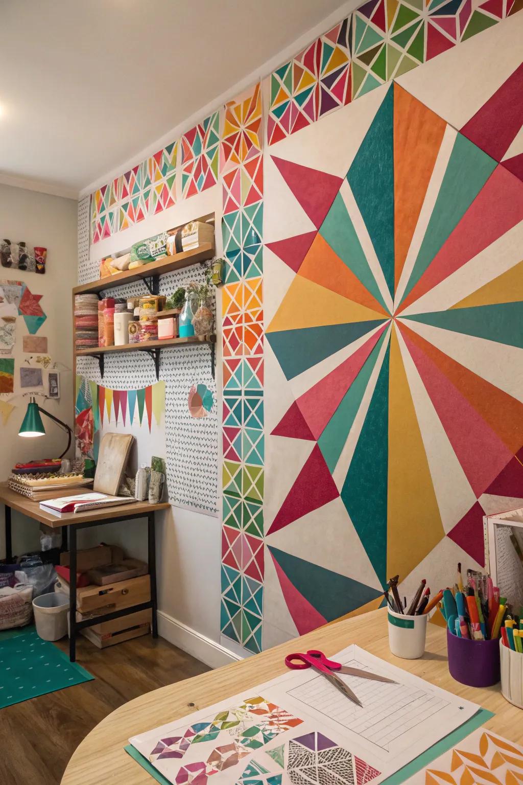 Inspire ingenuity utilizing kaleidoscope patterns.